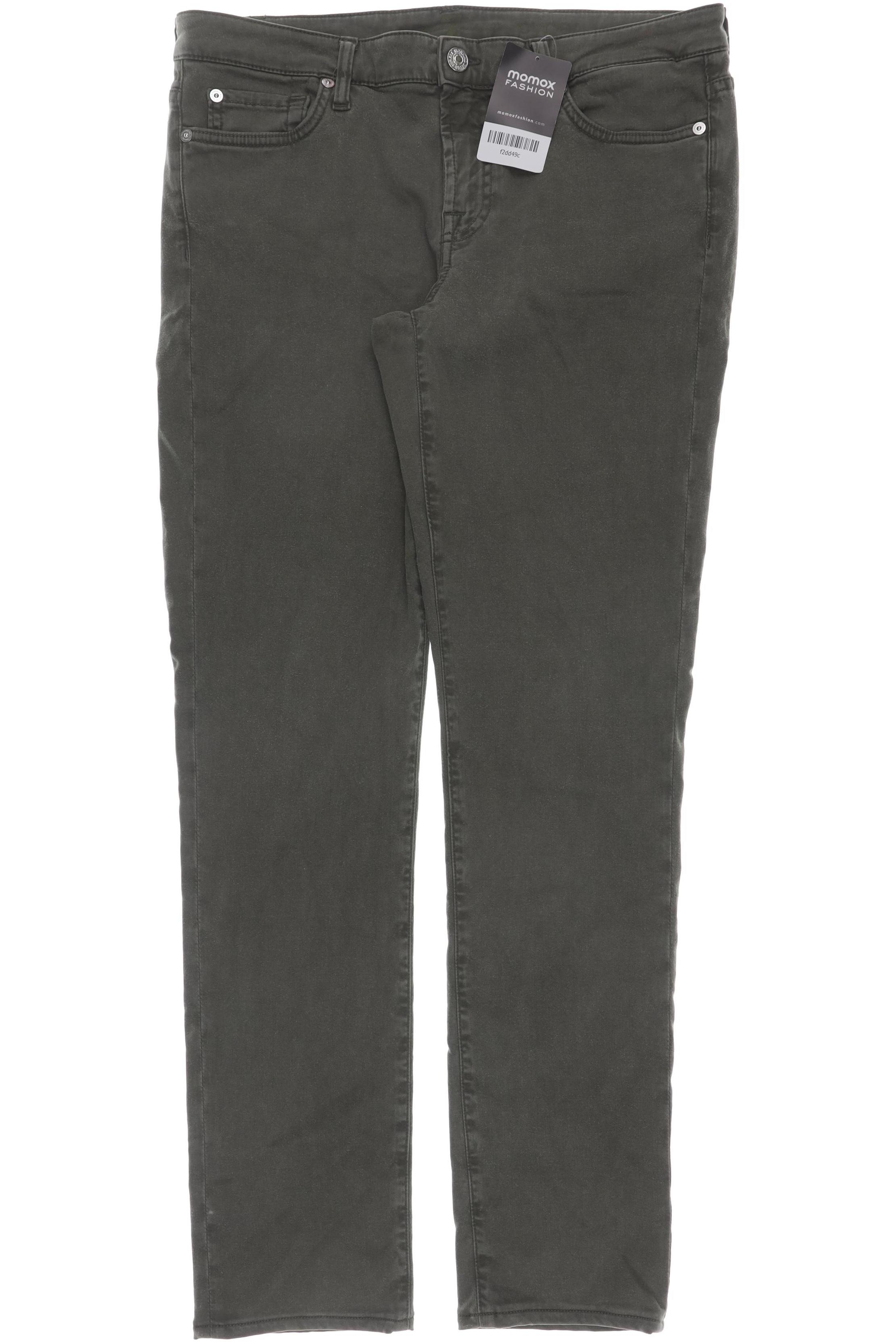 

7 for all mankind Damen Stoffhose, grün, Gr. 31