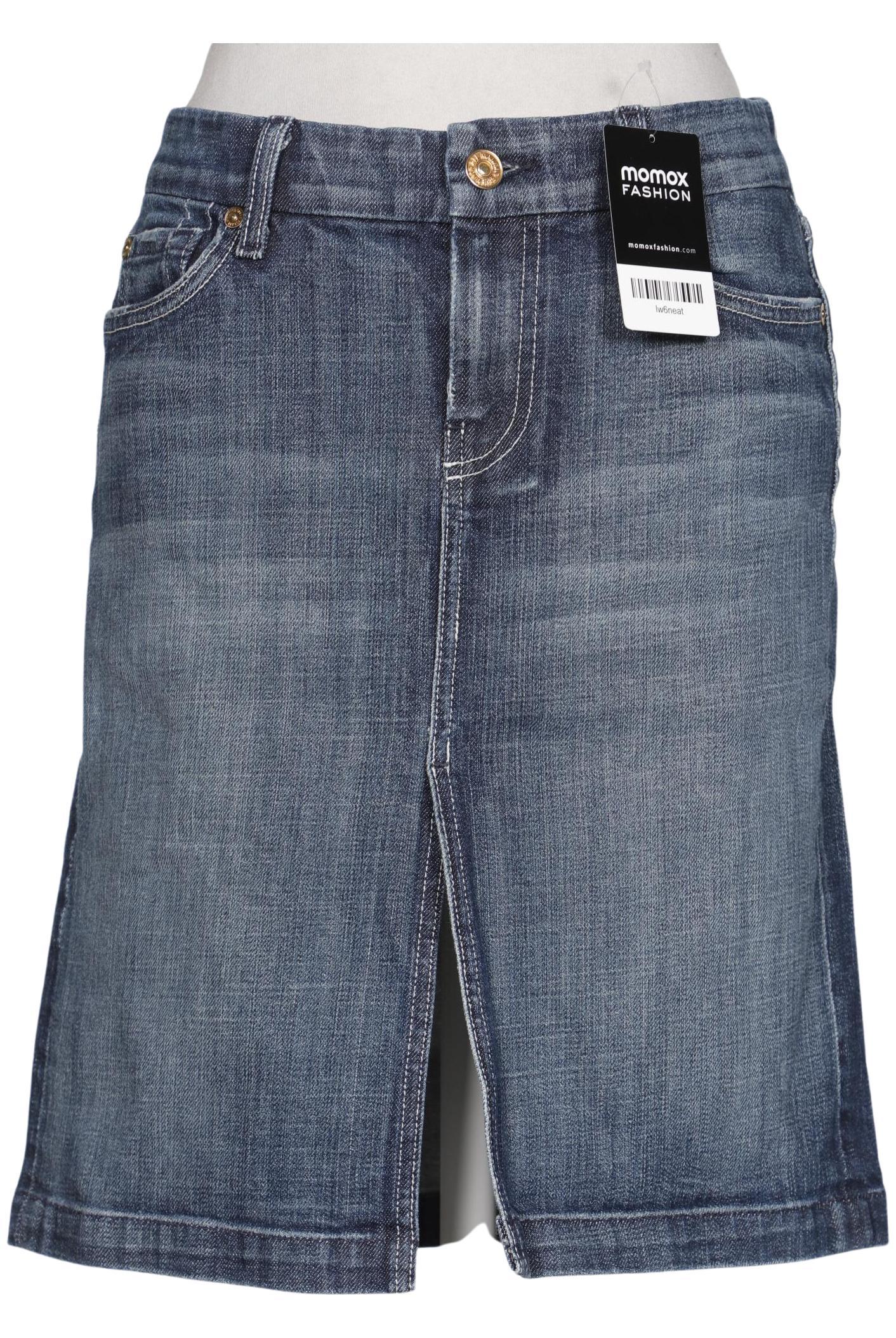 

7 for all mankind Damen Rock, marineblau, Gr. 30