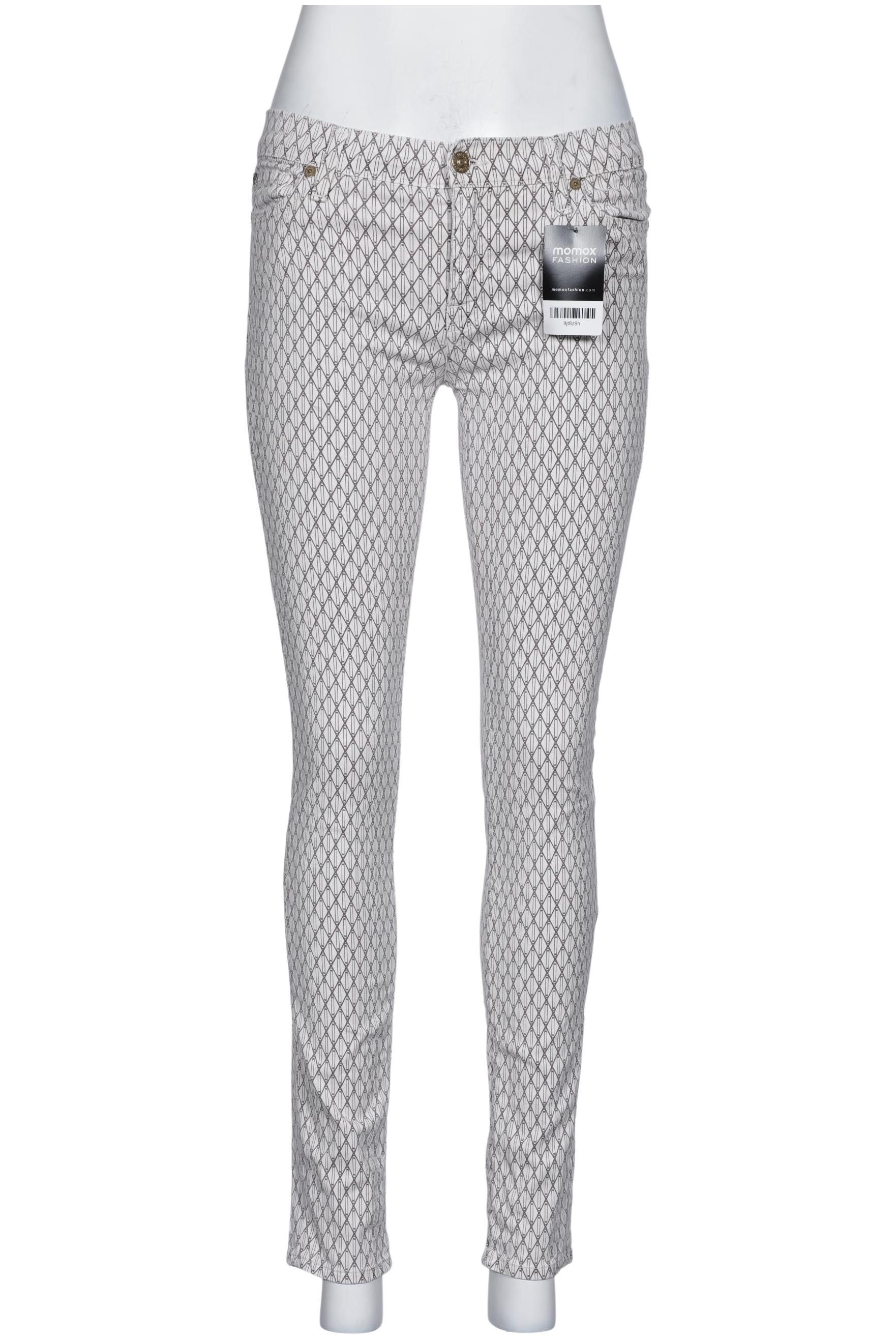 

7 for all mankind Damen Jeans, cremeweiß, Gr. 28