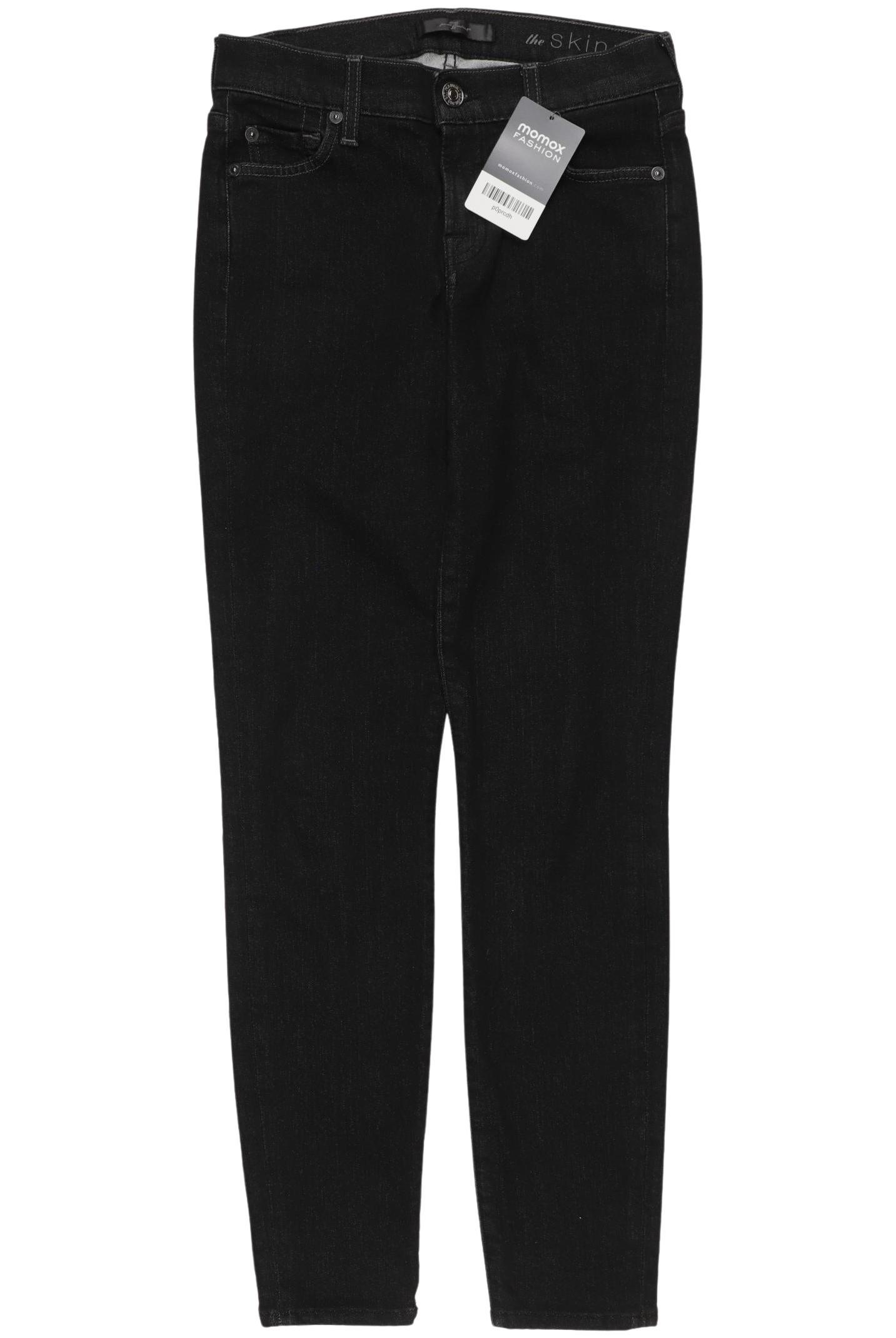 

7 for all mankind Damen Jeans, schwarz, Gr. 24