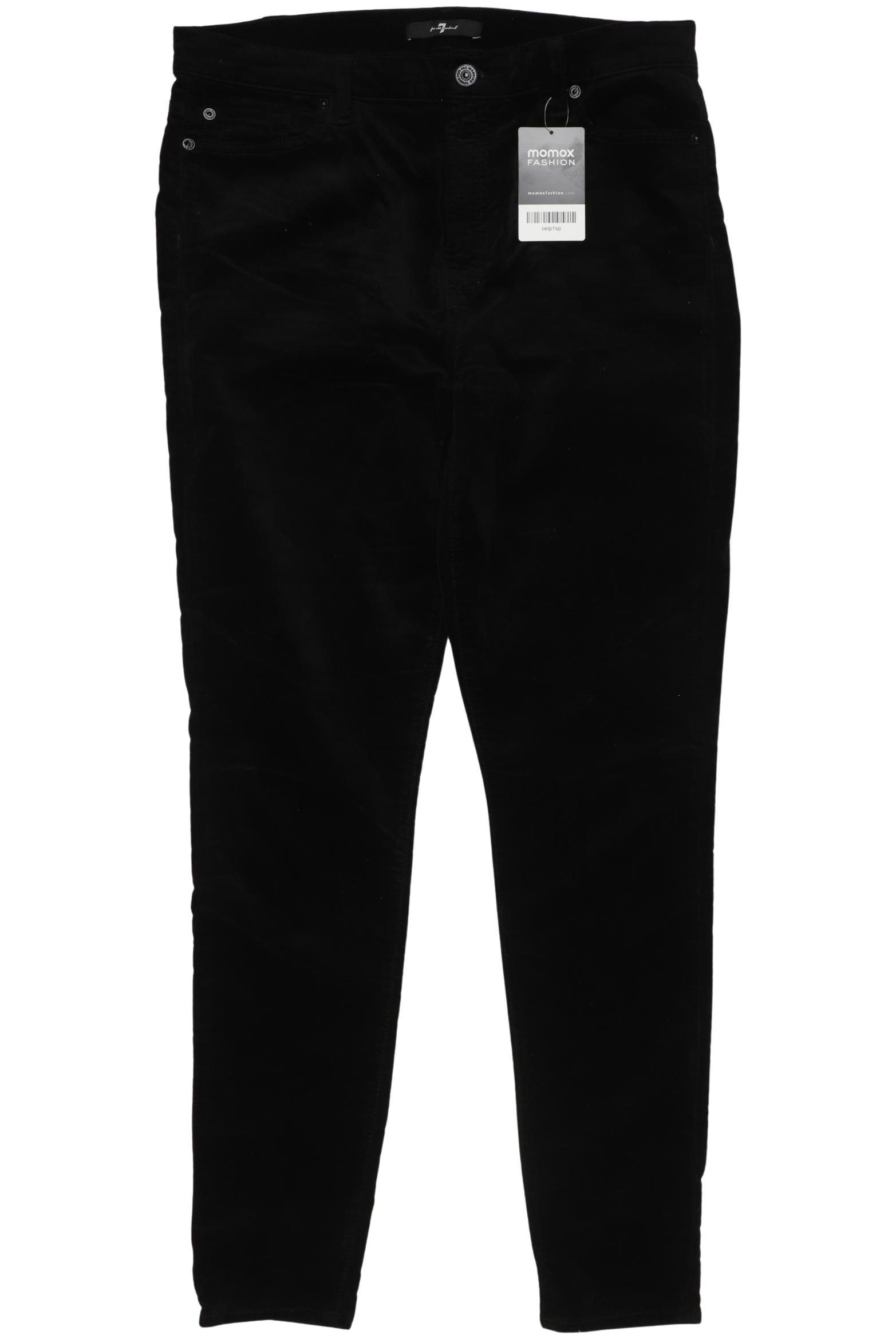 

7 for all mankind Damen Stoffhose, schwarz, Gr. 31