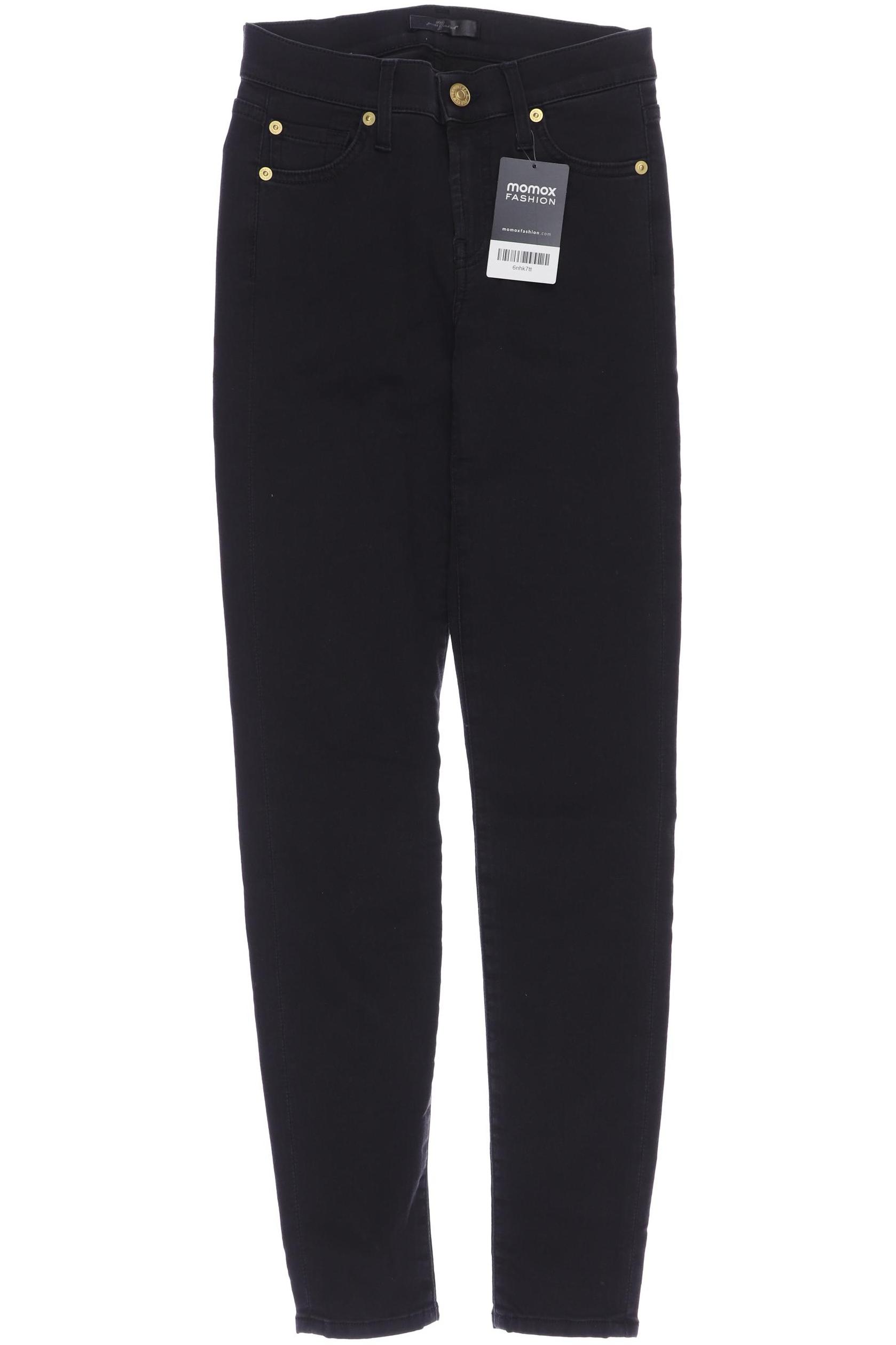 

7 for all mankind Damen Jeans, schwarz, Gr. 24