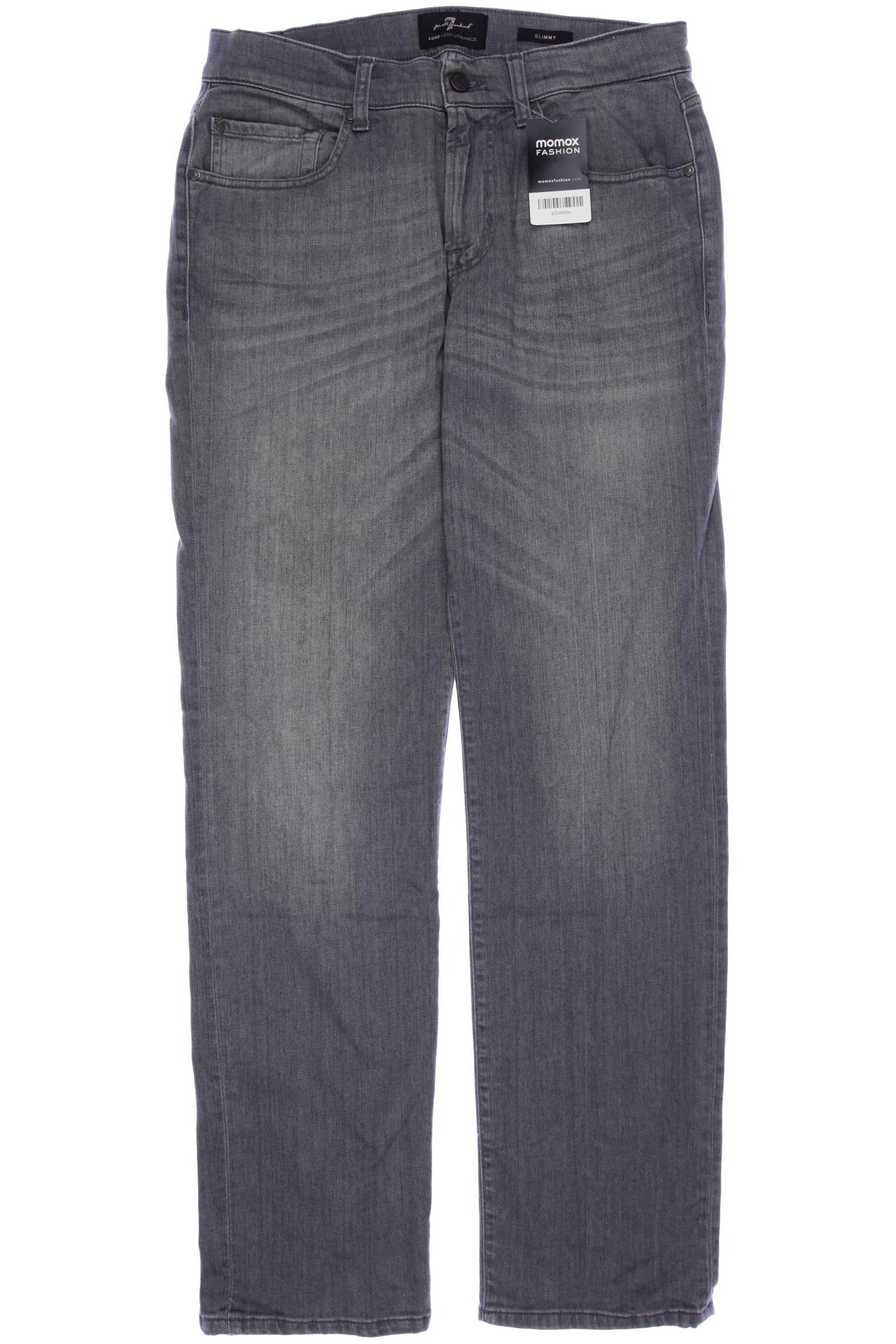 

7 for all mankind Herren Jeans, grau, Gr. 31