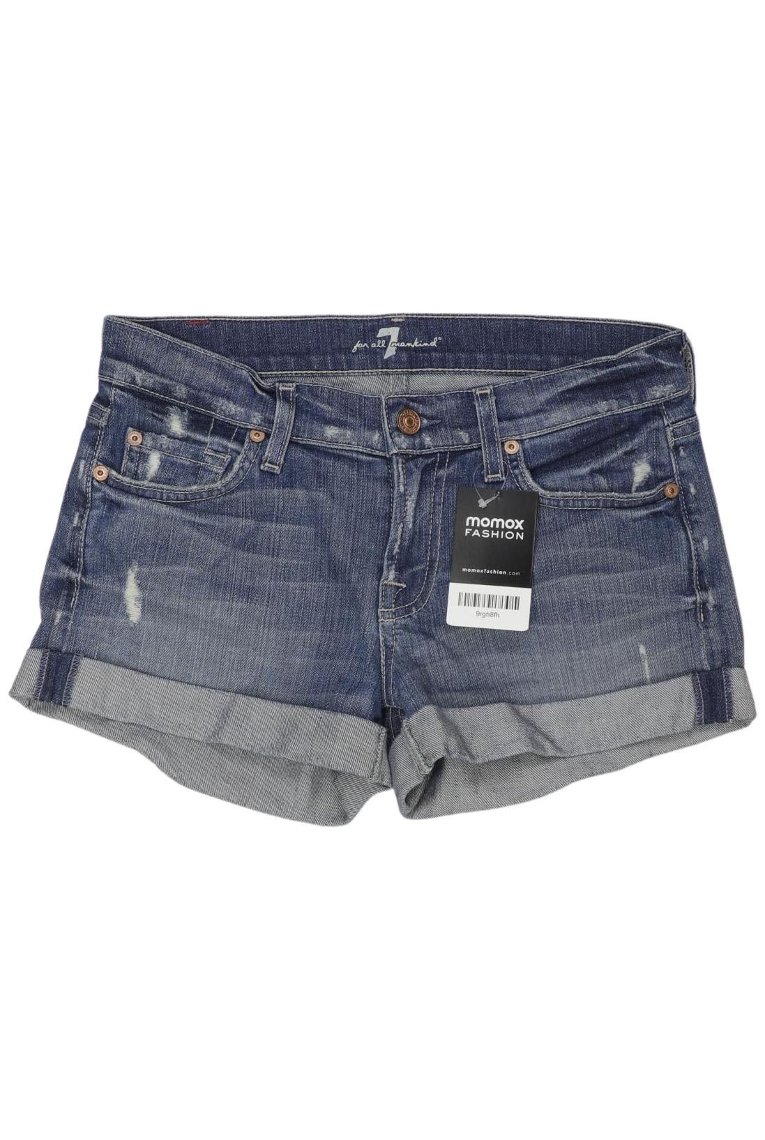 

7 for all mankind Damen Shorts, blau, Gr. 26