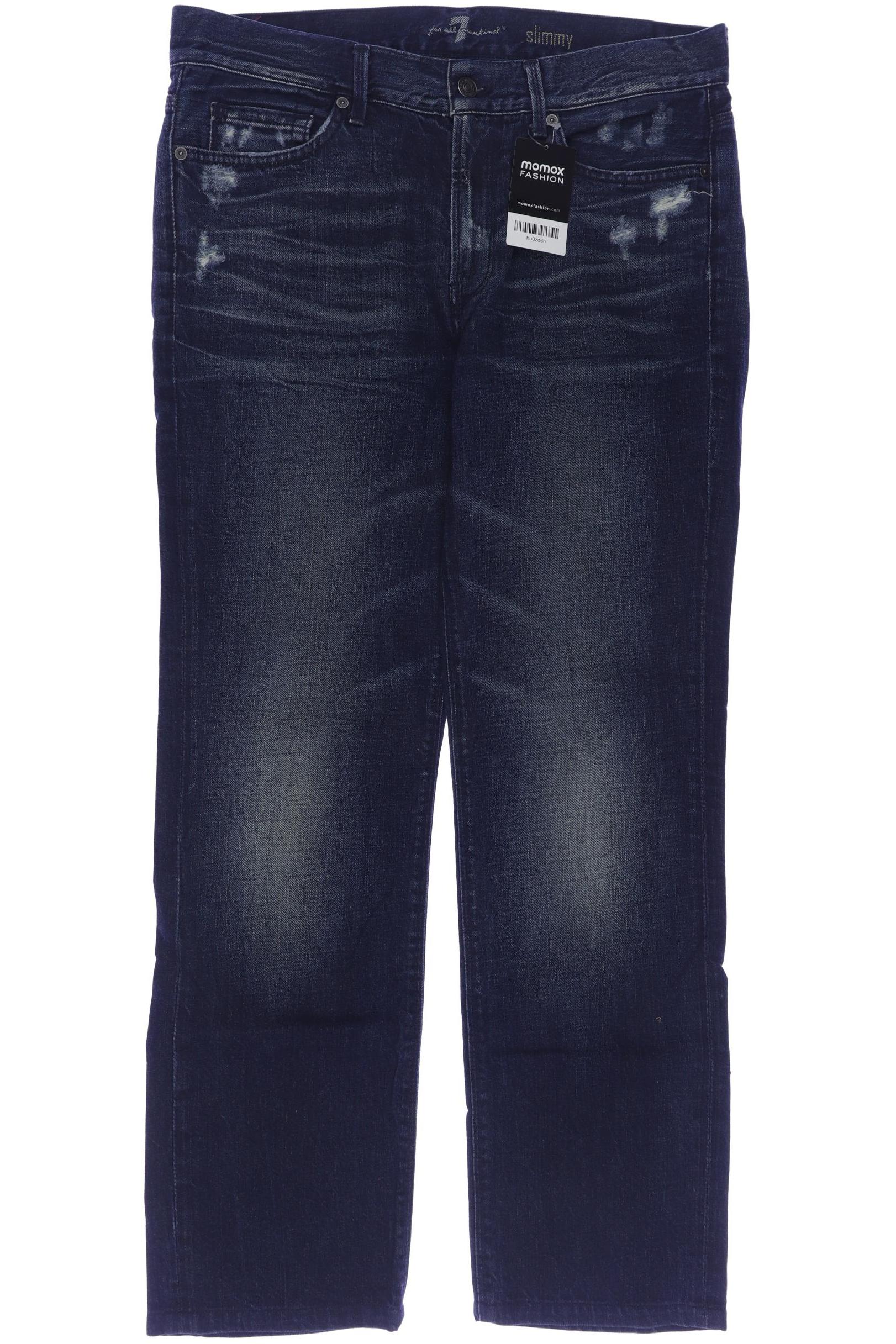 

7 for all mankind Herren Jeans, blau, Gr. 34