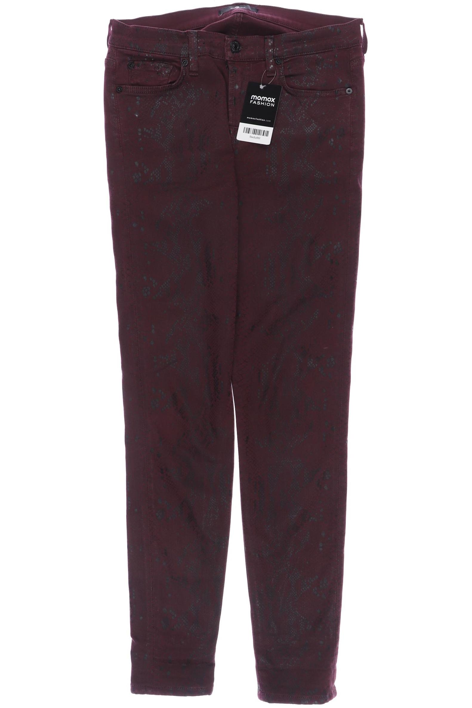 

7 for all mankind Damen Jeans, bordeaux