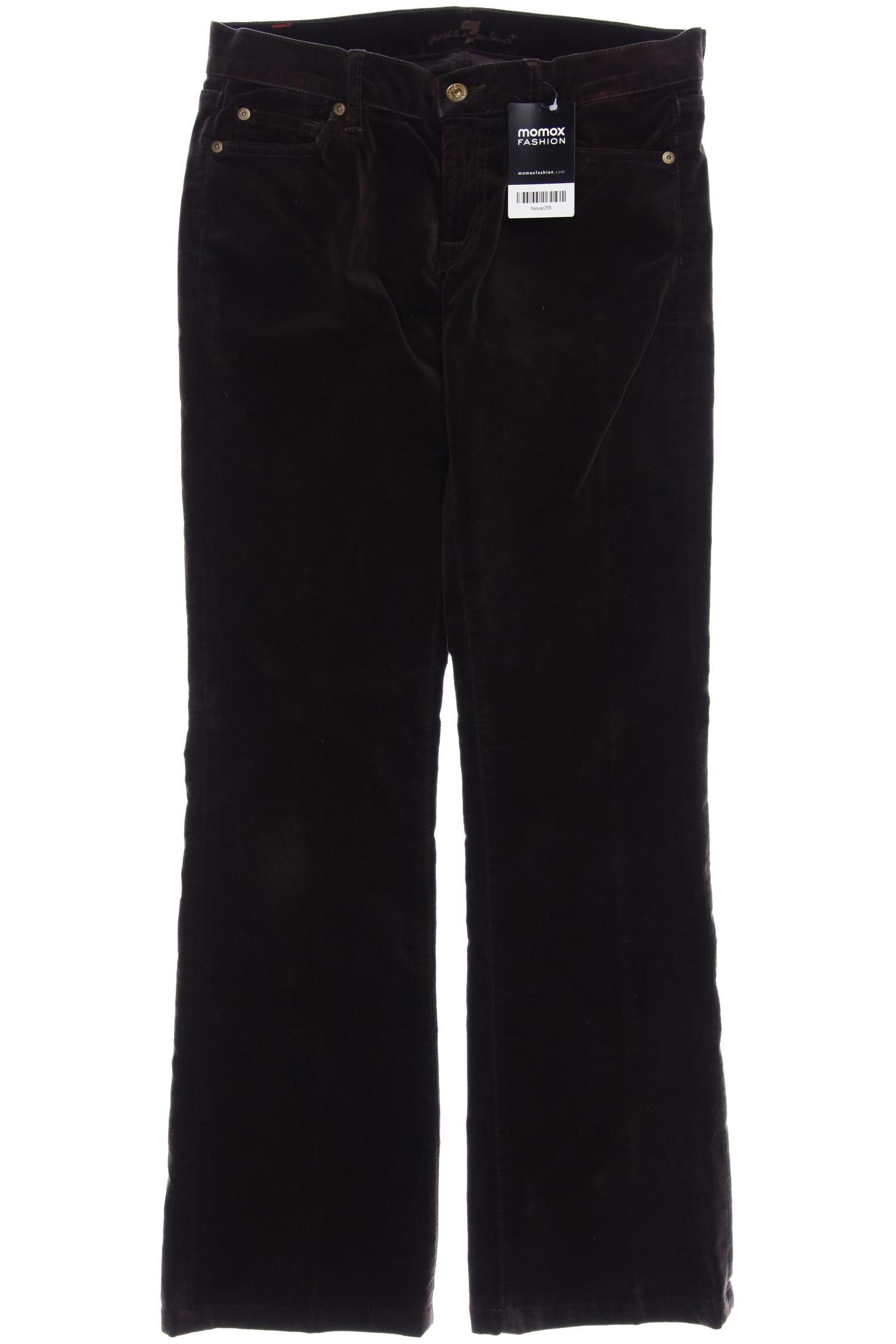 

7 for all mankind Damen Stoffhose, braun, Gr. 28