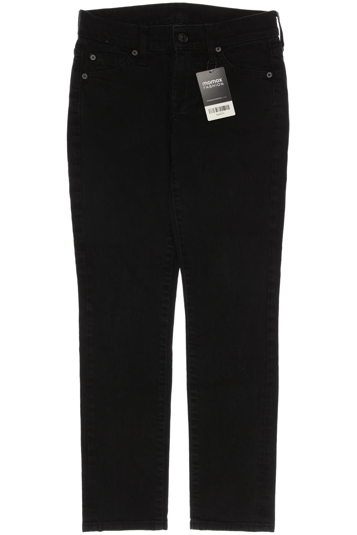 

7 for all mankind Damen Jeans, schwarz