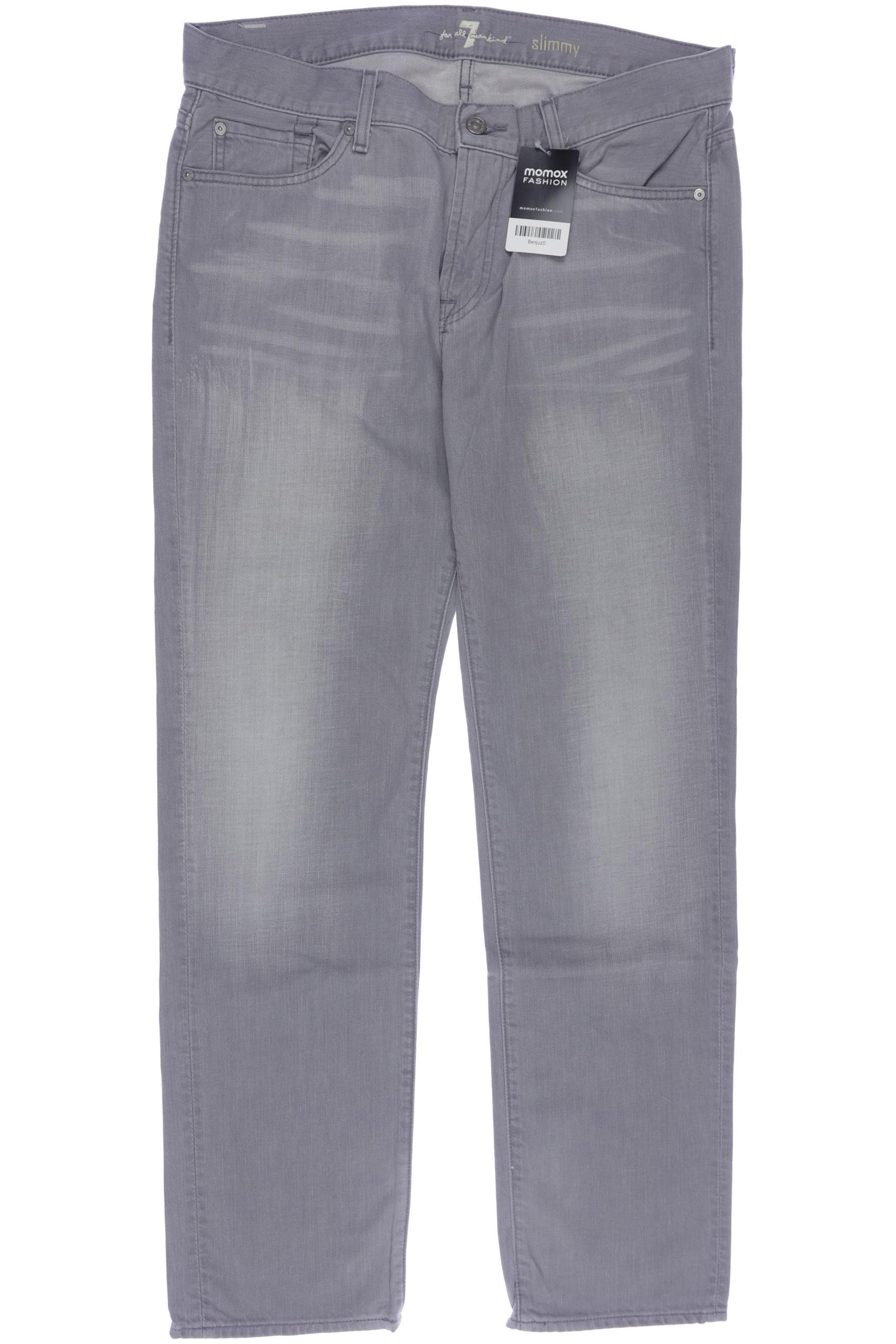 

7 for all mankind Herren Jeans, grau, Gr. 34