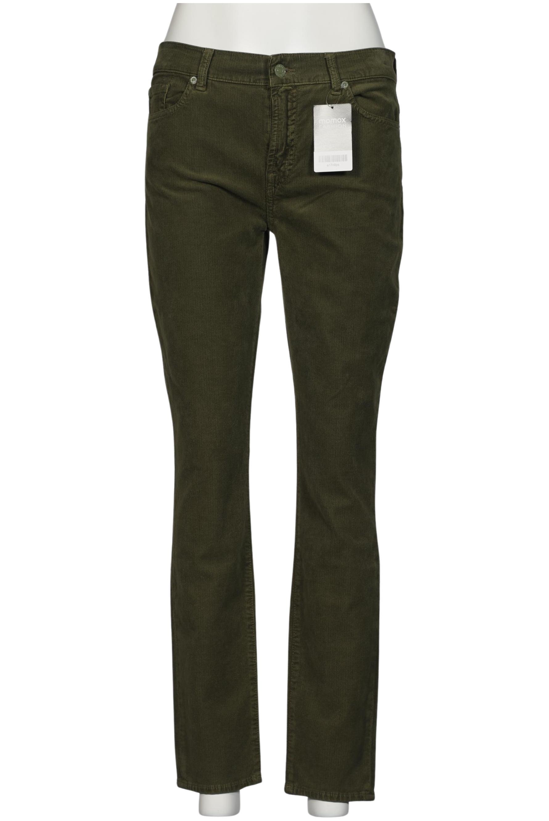 

7 for all mankind Damen Stoffhose, grün, Gr. 30