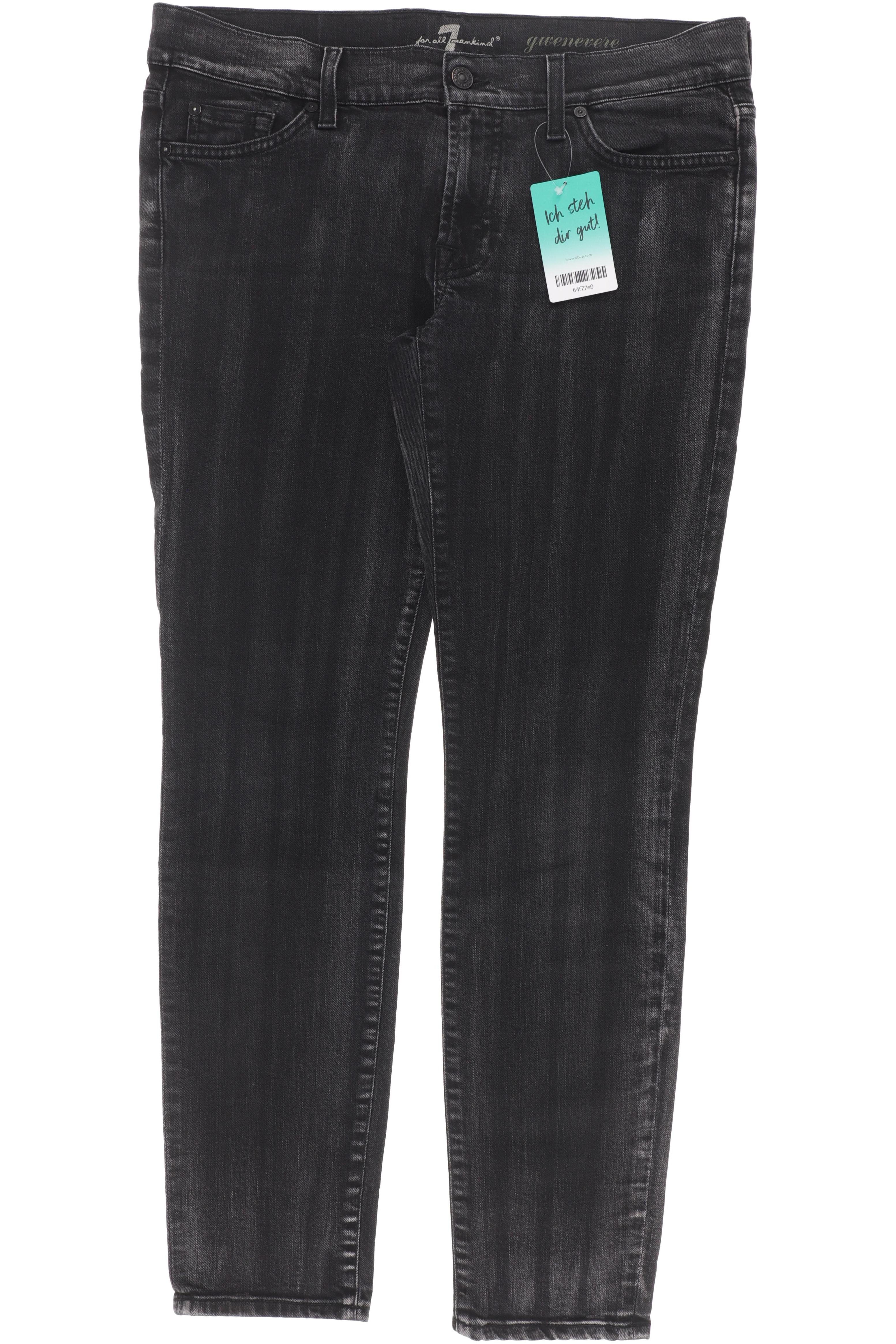 

7 for all mankind Damen Jeans, schwarz, Gr. 31