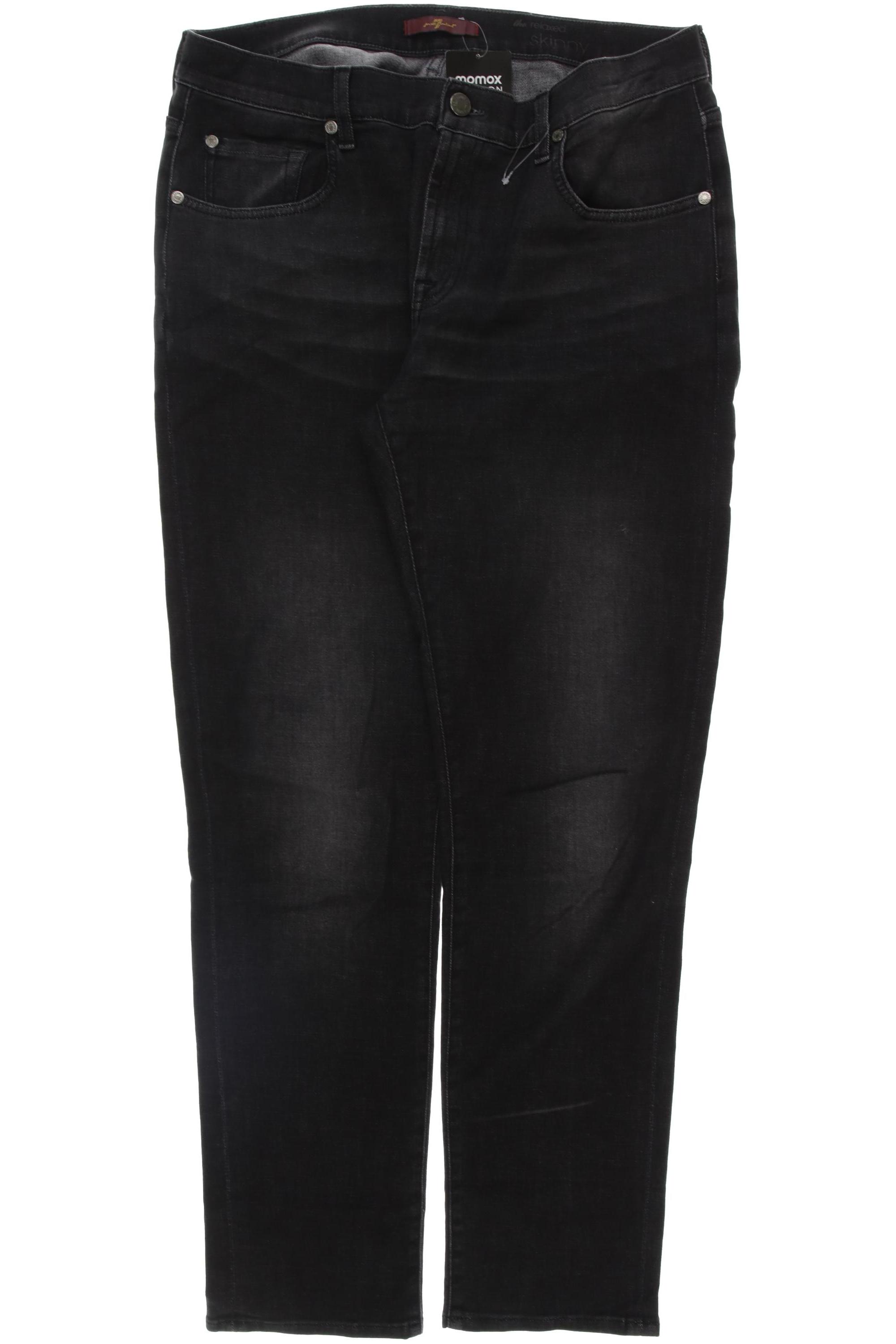 

7 for all mankind Damen Jeans, schwarz, Gr. 30