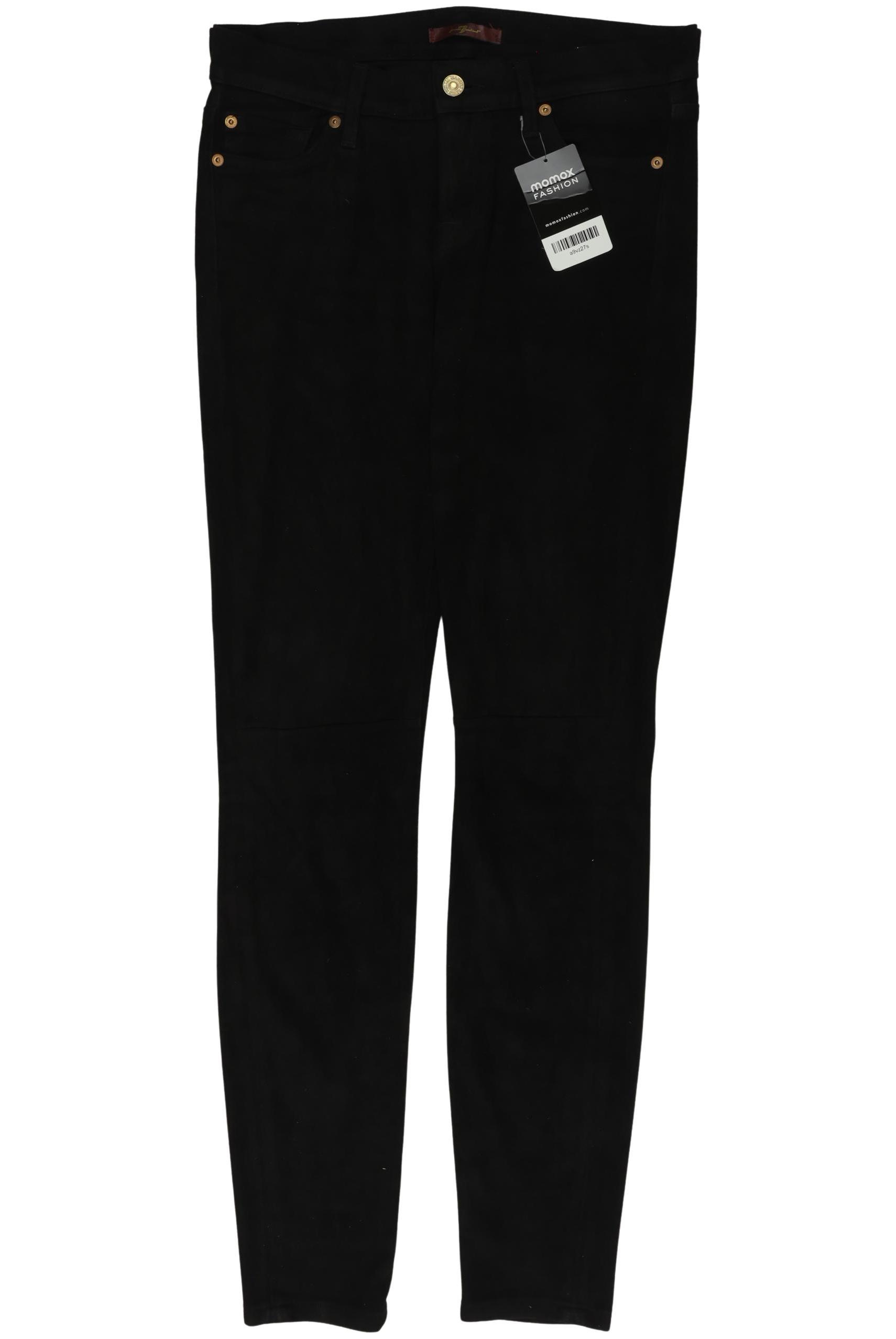 

7 for all mankind Damen Stoffhose, schwarz, Gr. 26