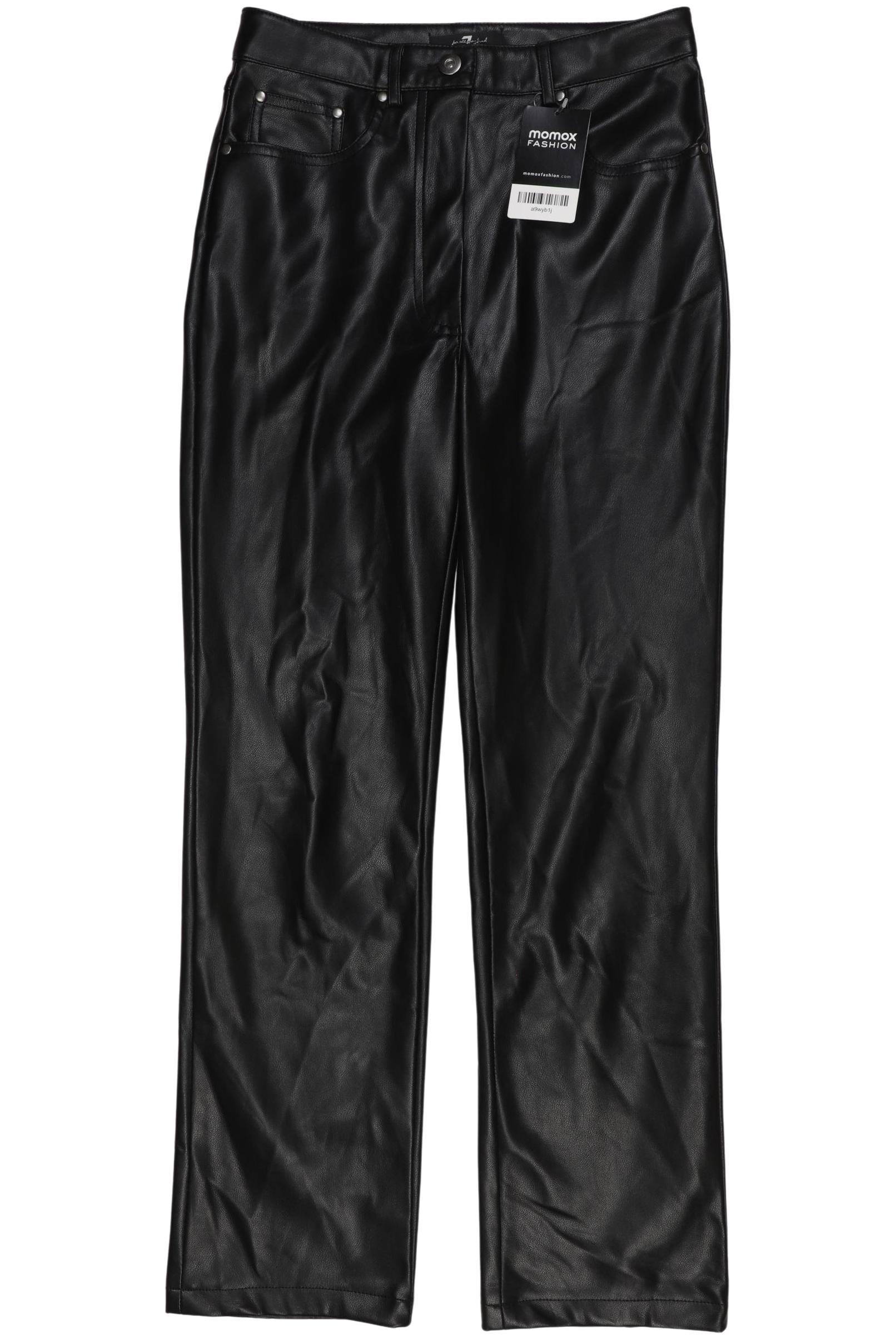 

7 for all mankind Damen Stoffhose, schwarz, Gr. 0