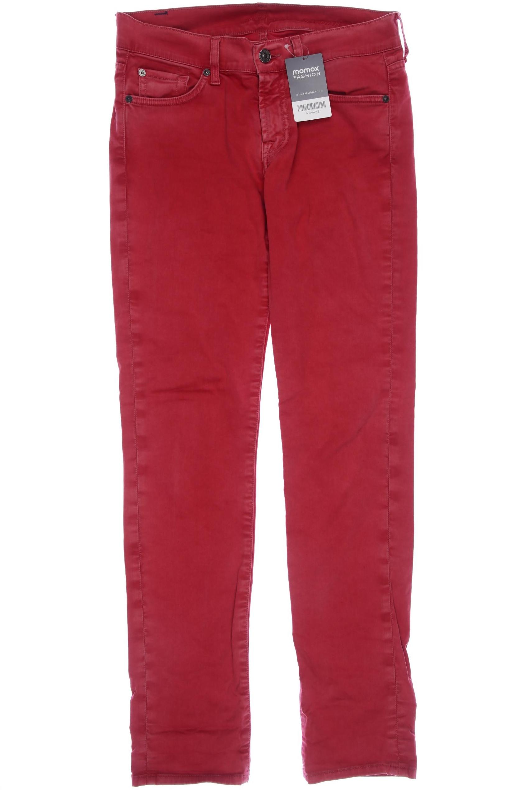 

7 for all mankind Damen Jeans, rot, Gr. 27