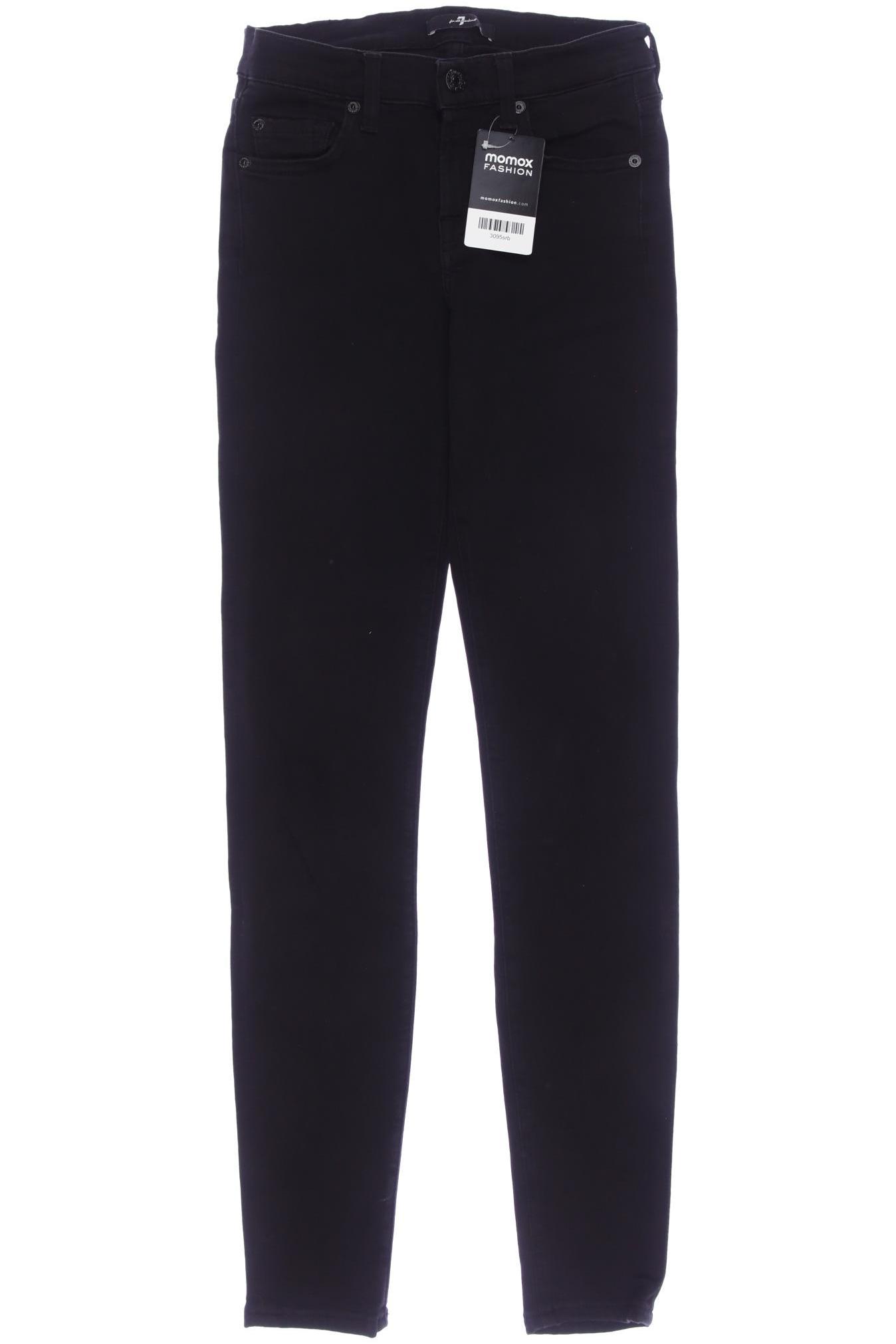 

7 for all mankind Damen Jeans, schwarz, Gr. 25