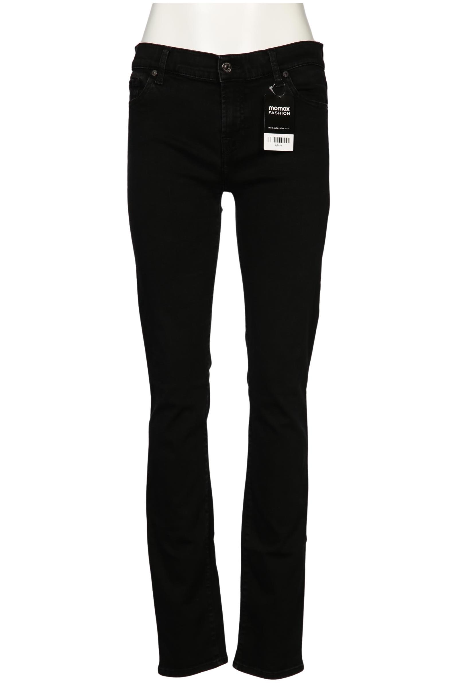 

7 for all mankind Damen Jeans, schwarz, Gr. 30
