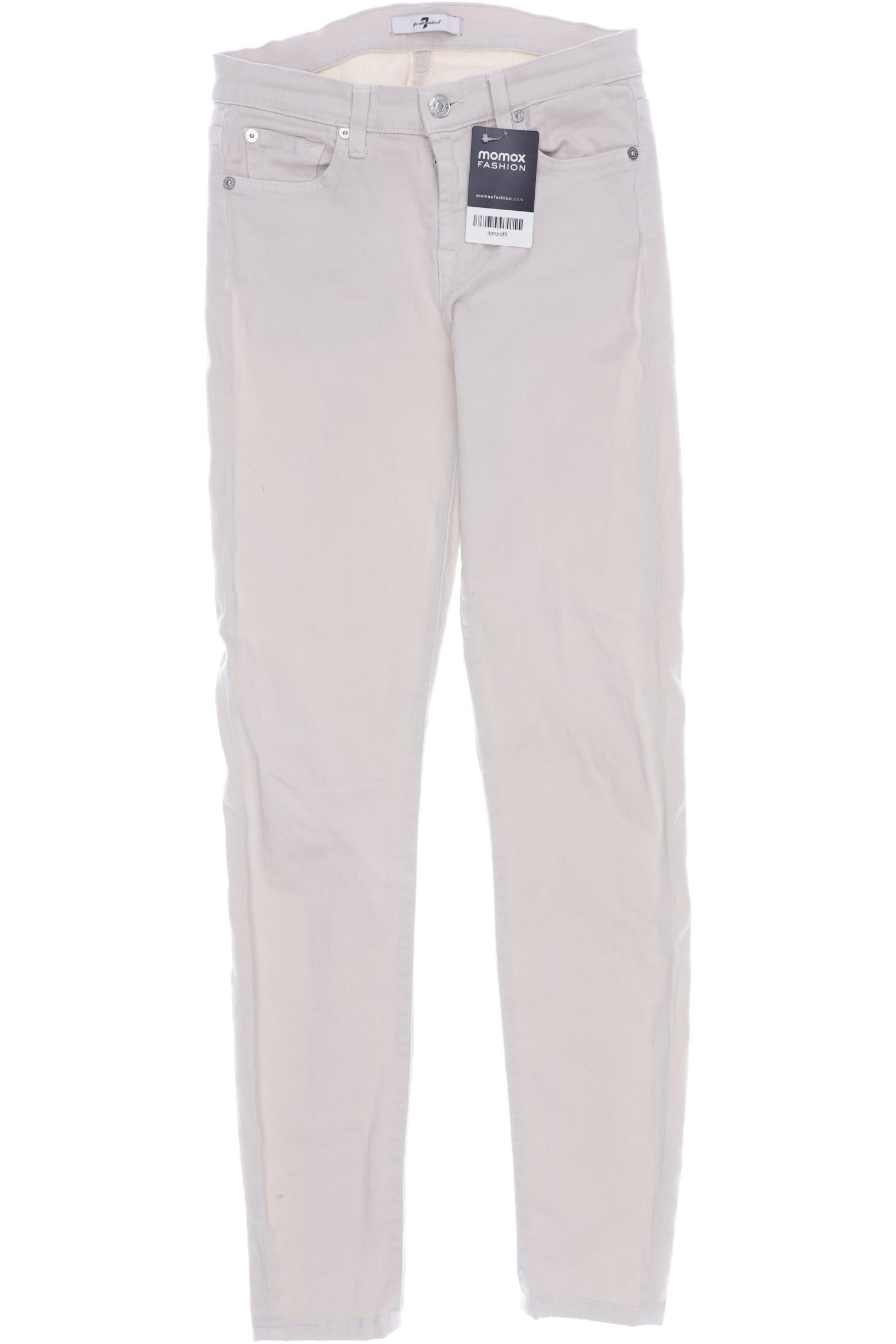 

7 for all mankind Damen Jeans, cremeweiß