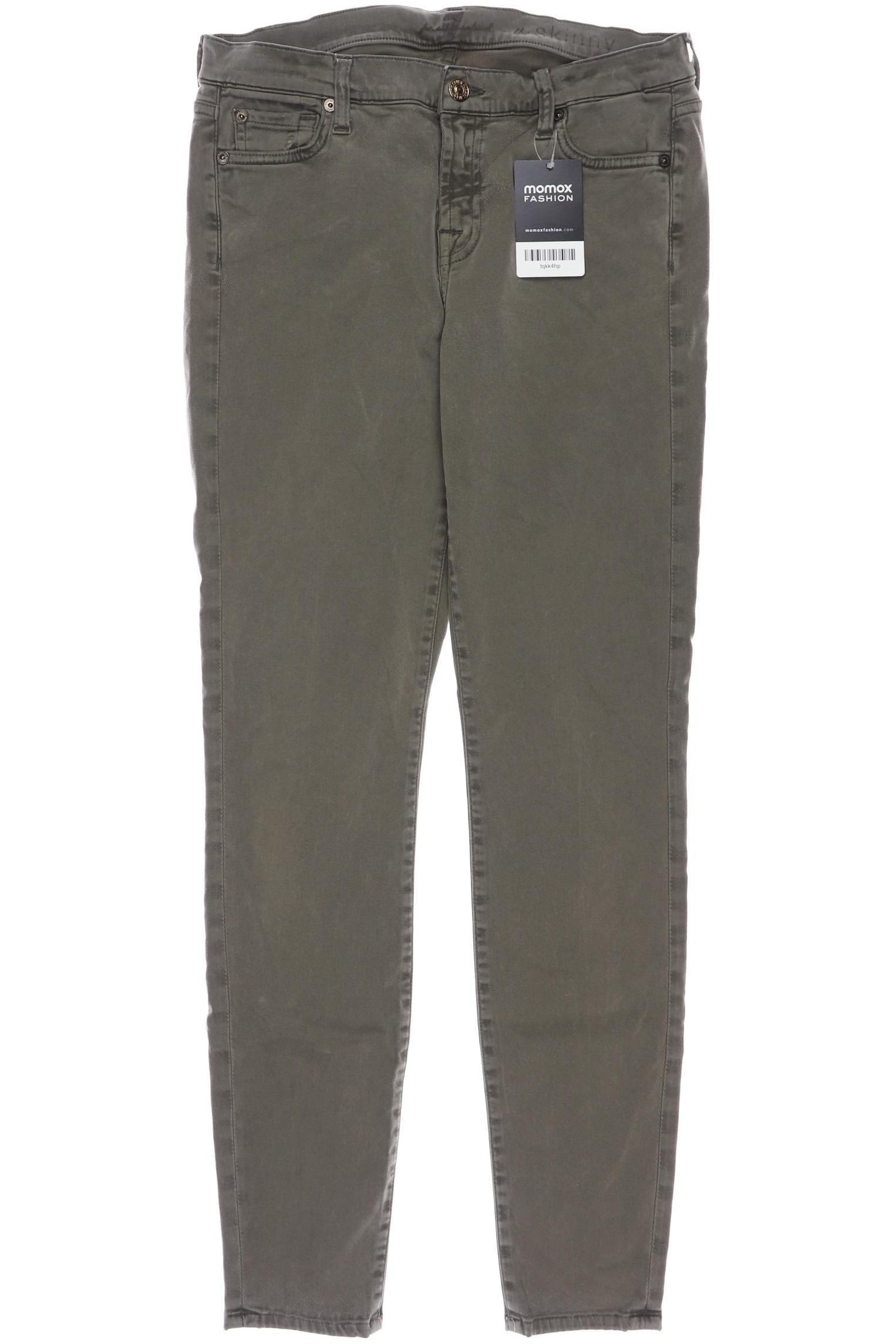 

7 for all mankind Damen Jeans, grün