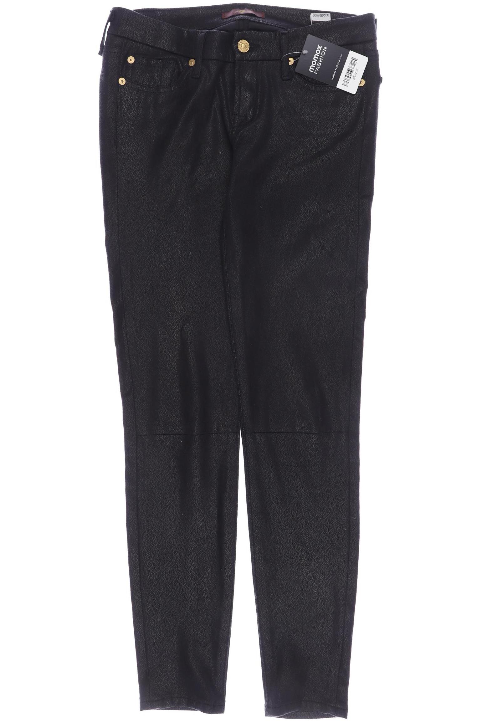 

7 for all mankind Damen Stoffhose, schwarz