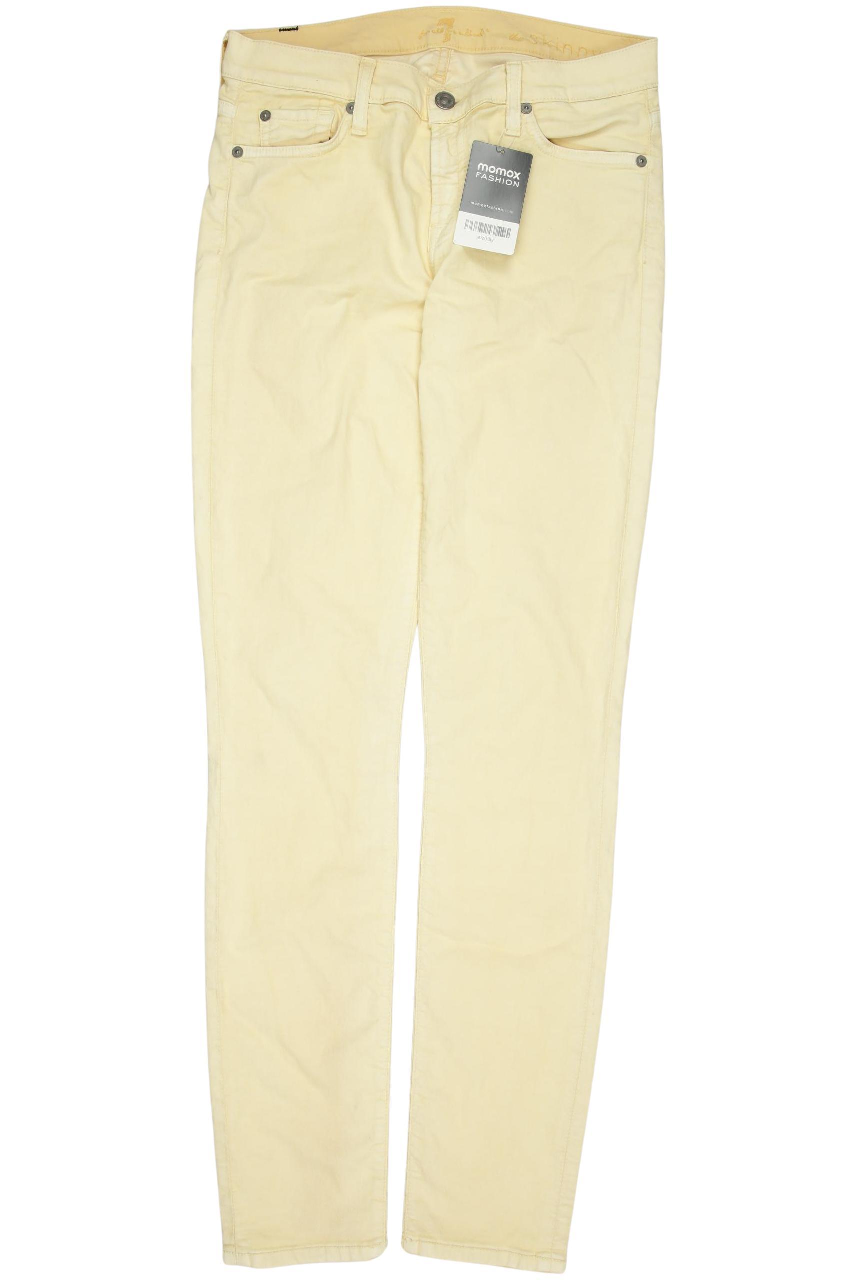 

7 for all mankind Damen Stoffhose, gelb, Gr. 28