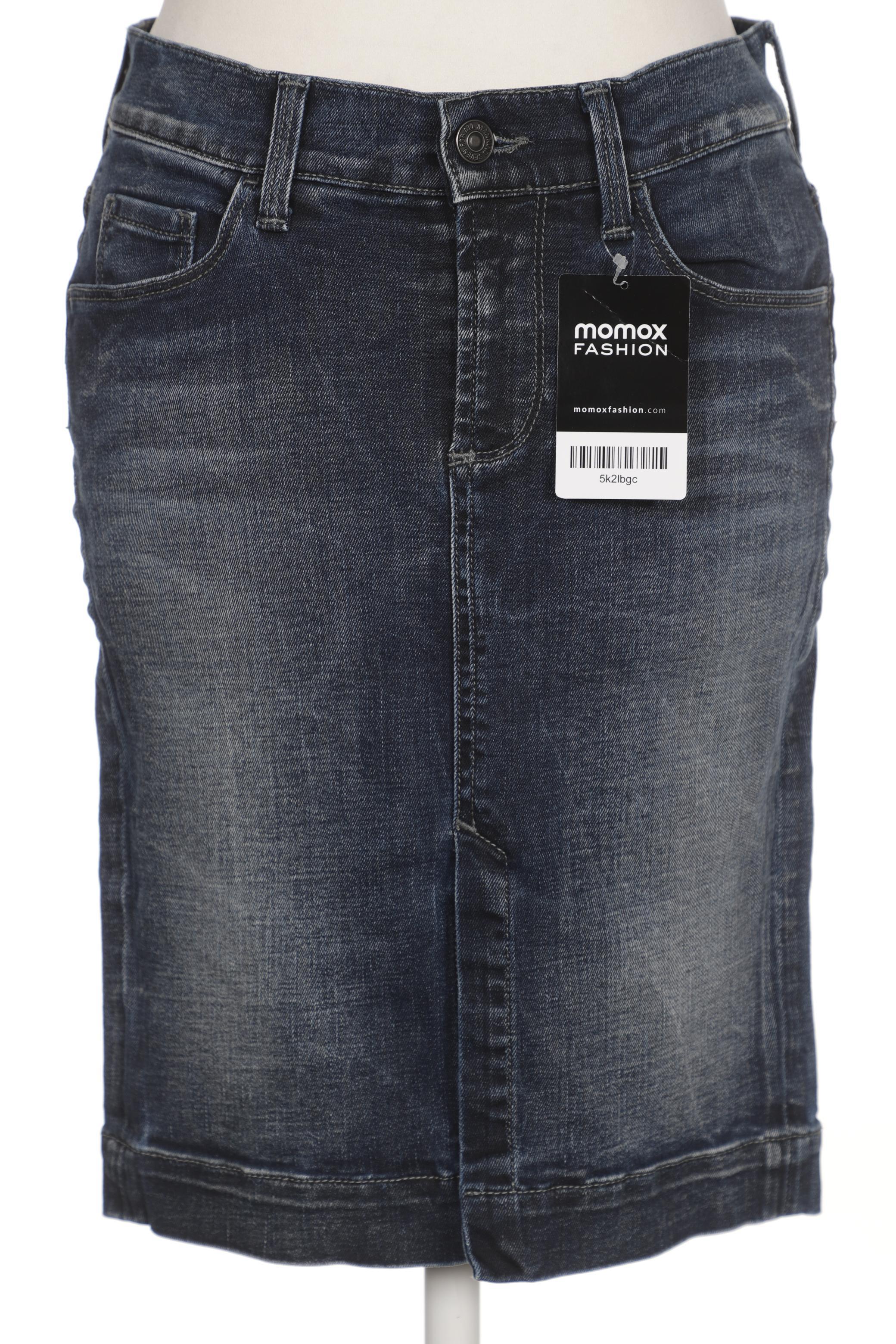 

7 for all mankind Damen Rock, blau, Gr. 27