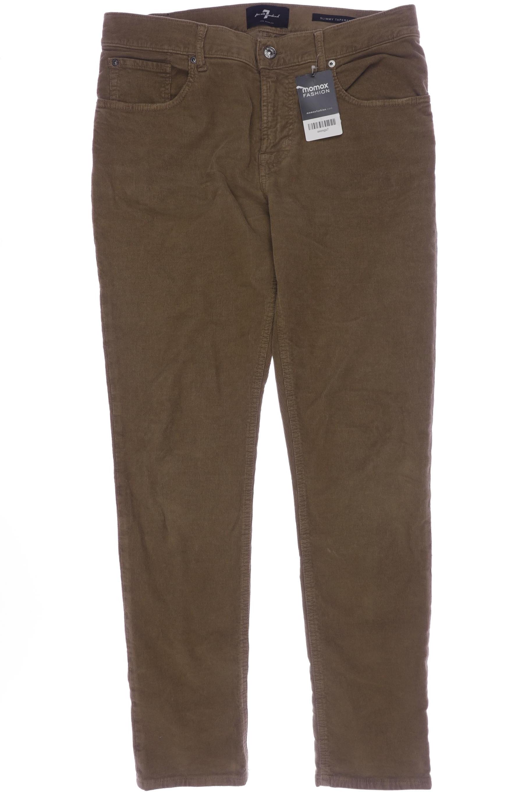

7 for all mankind Herren Stoffhose, braun, Gr. 34