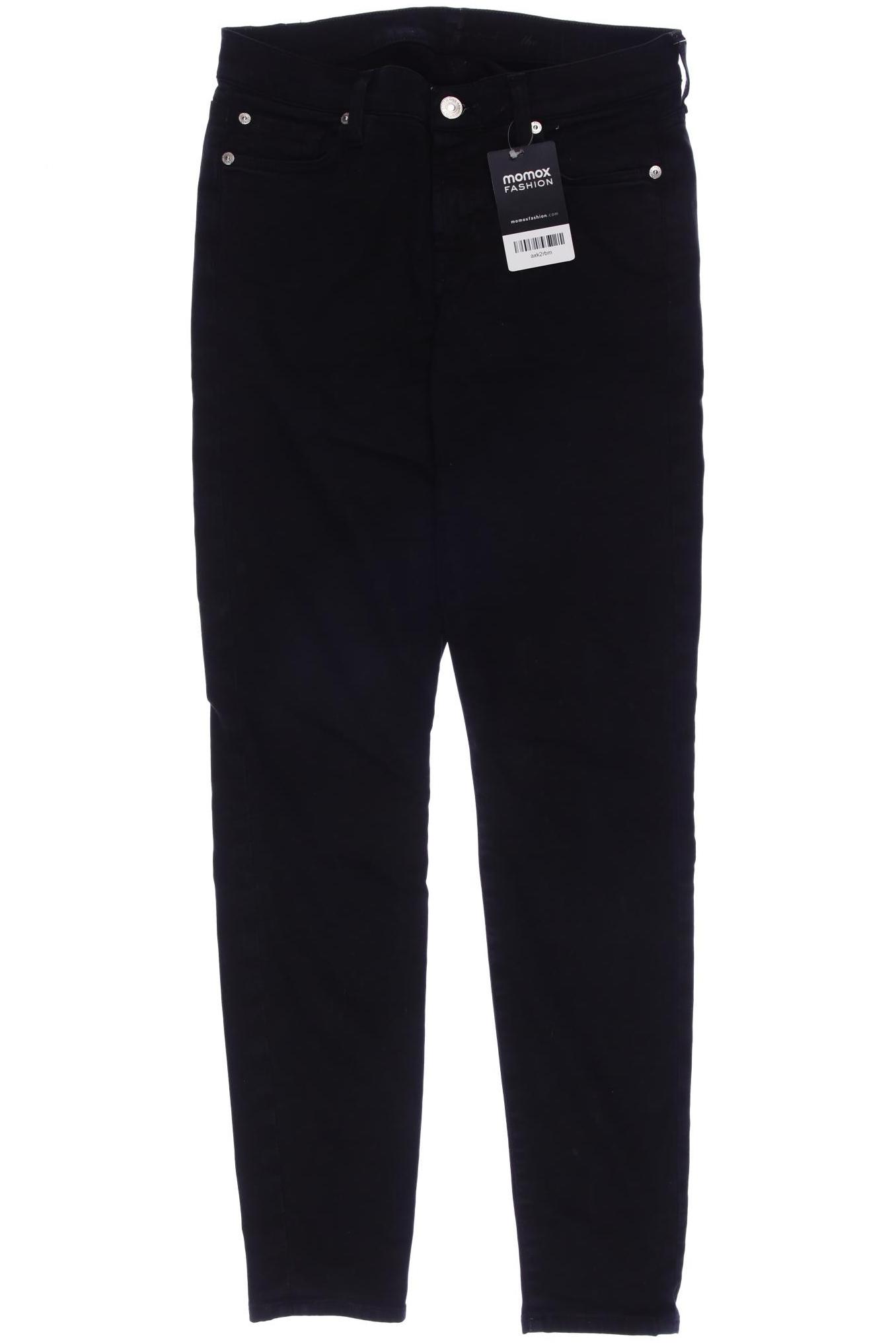 

7 for all mankind Damen Stoffhose, schwarz
