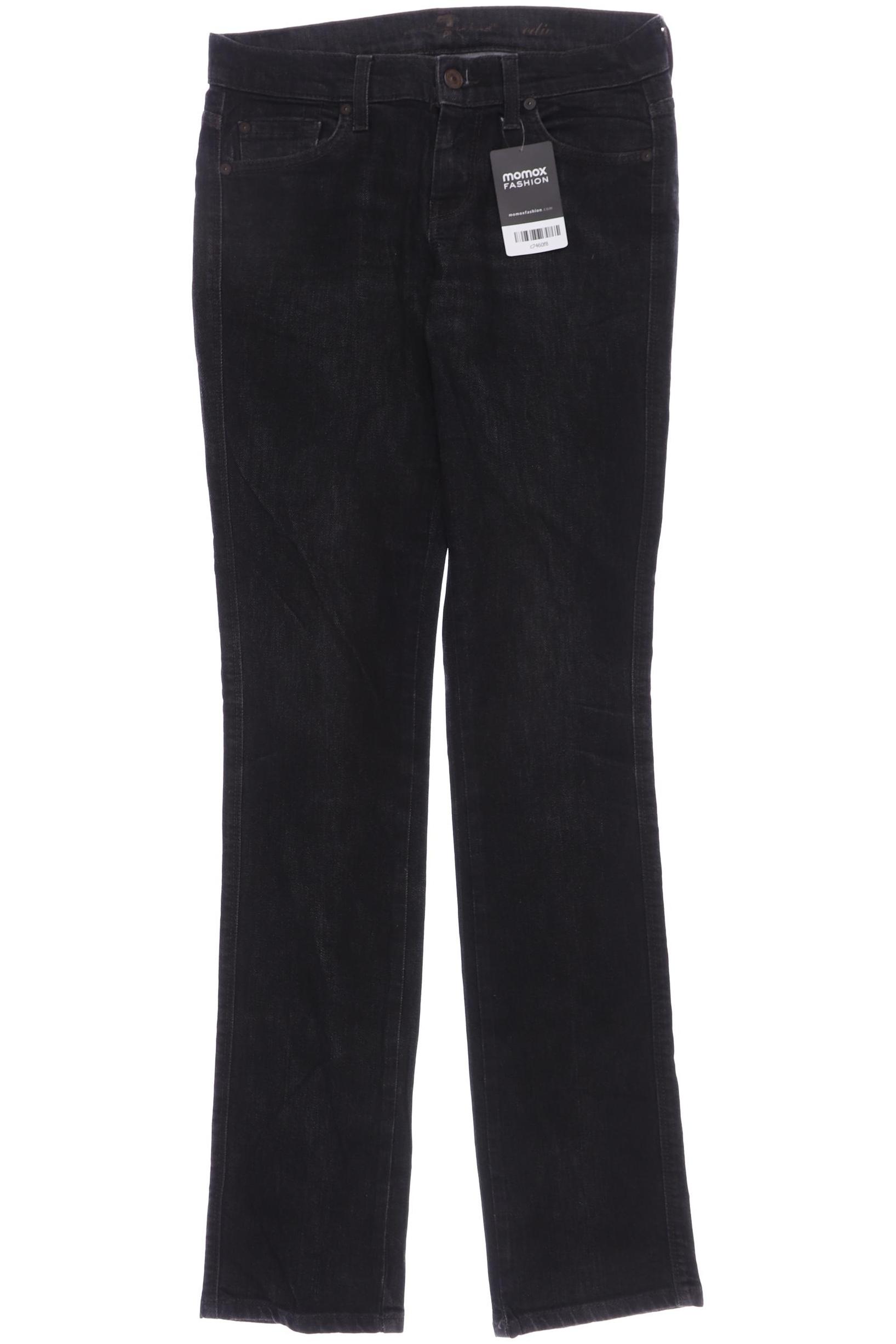 

7 for all mankind Damen Jeans, schwarz