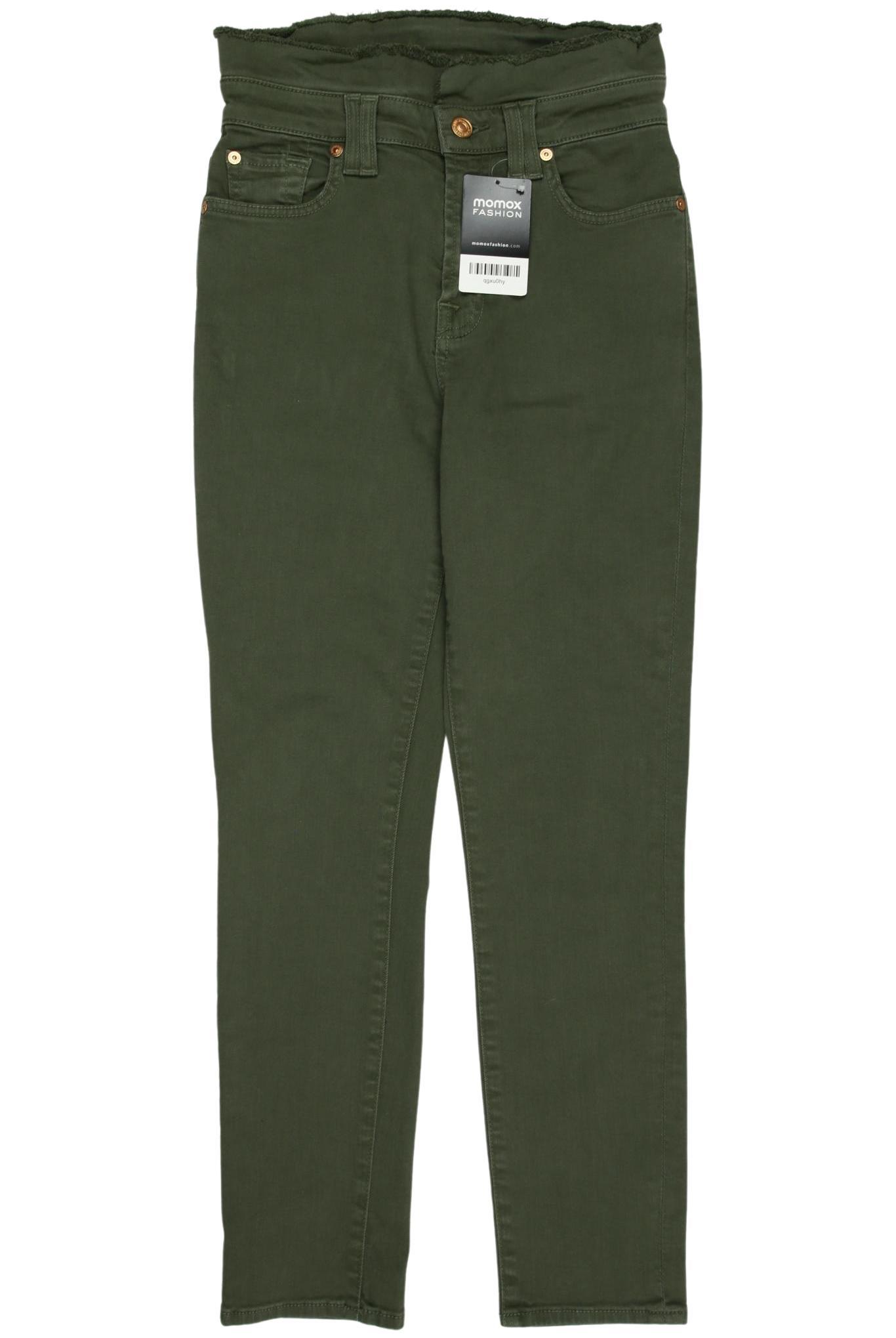 

7 for all mankind Damen Jeans, grün, Gr. 26