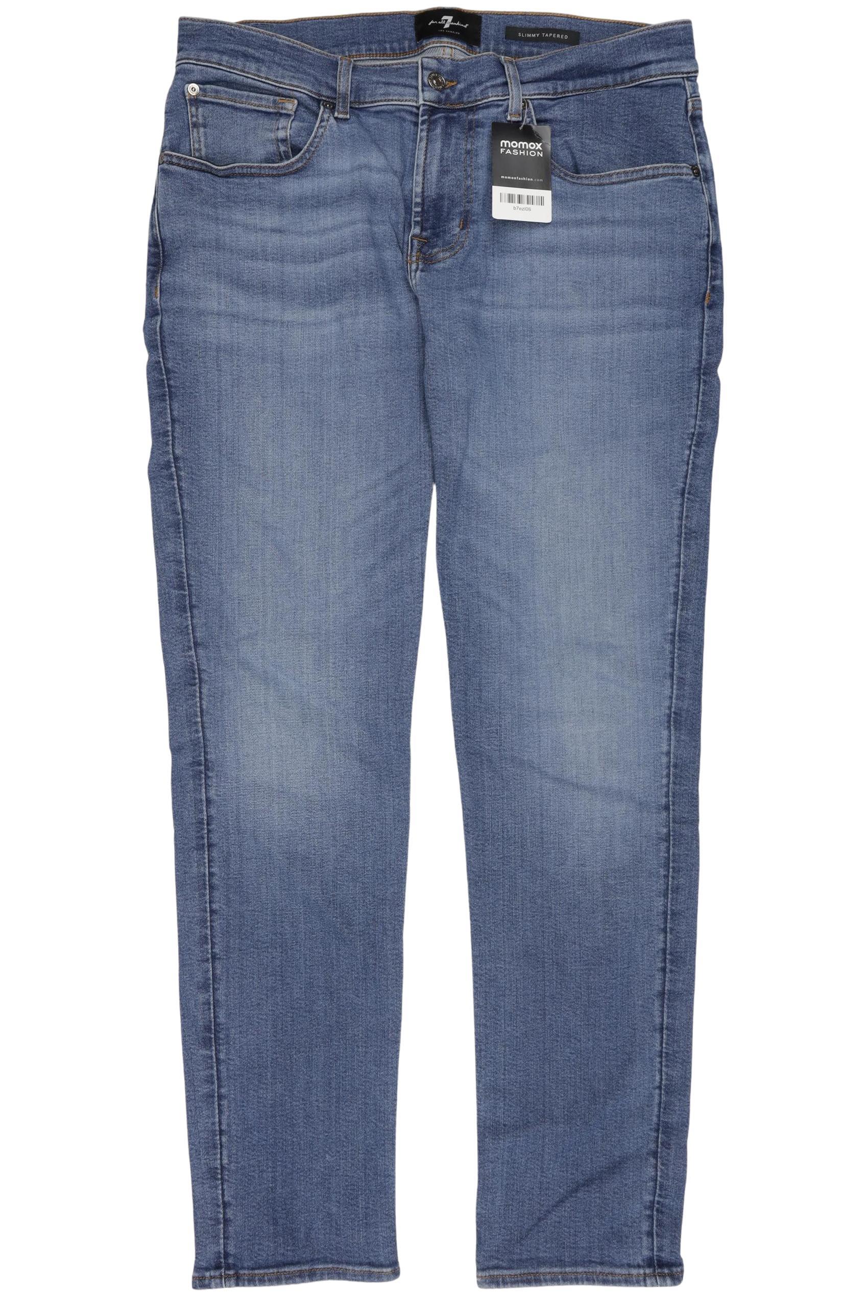 

7 for all mankind Herren Jeans, blau, Gr. 34