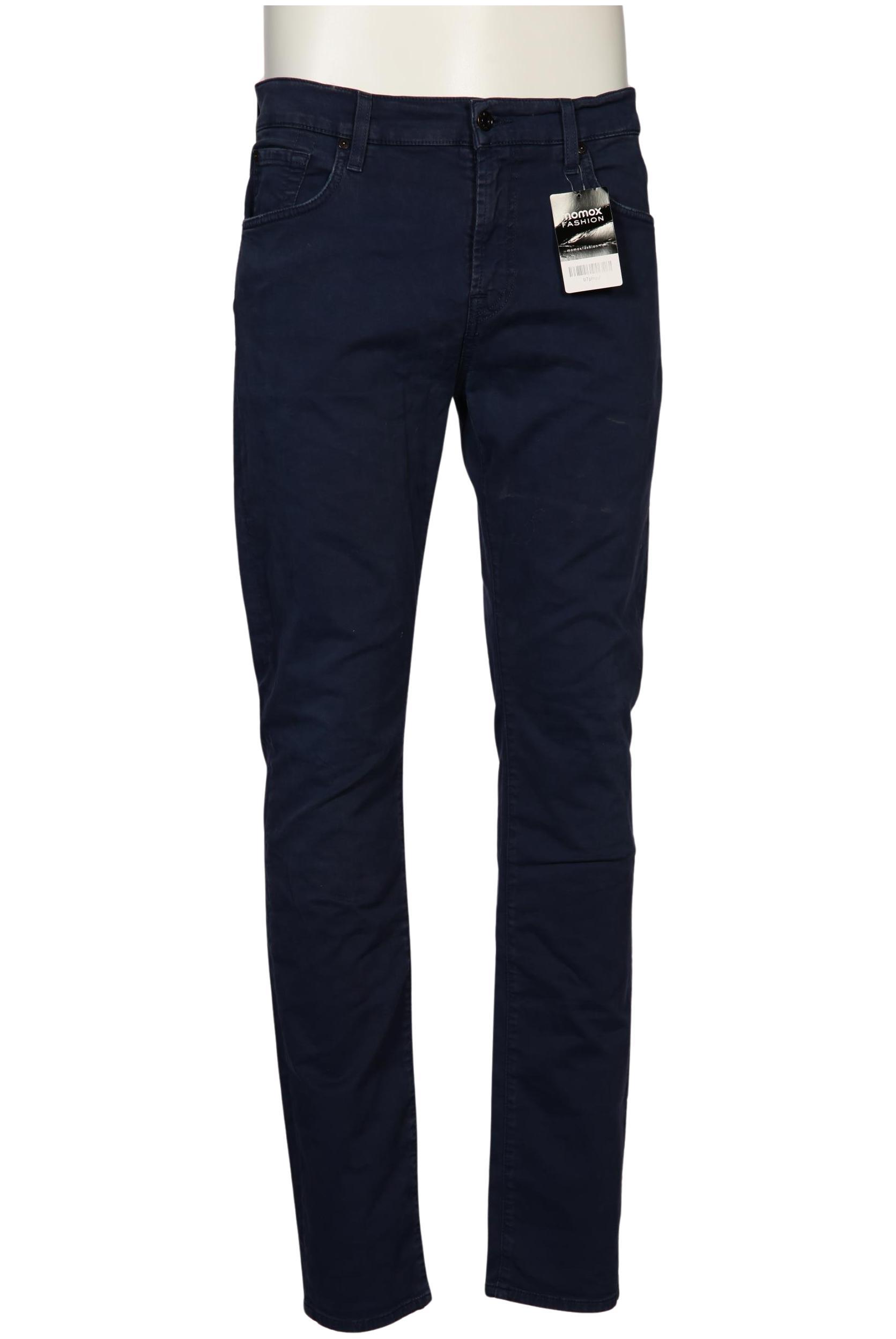 

7 for all mankind Herren Stoffhose, marineblau, Gr. 34