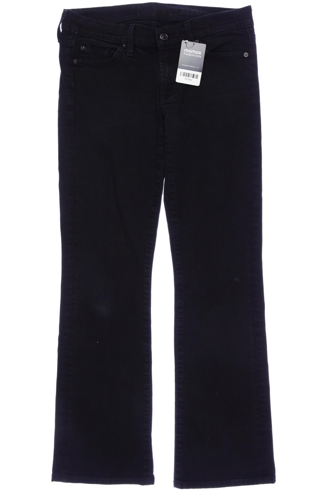 

7 for all mankind Damen Jeans, schwarz, Gr. 28