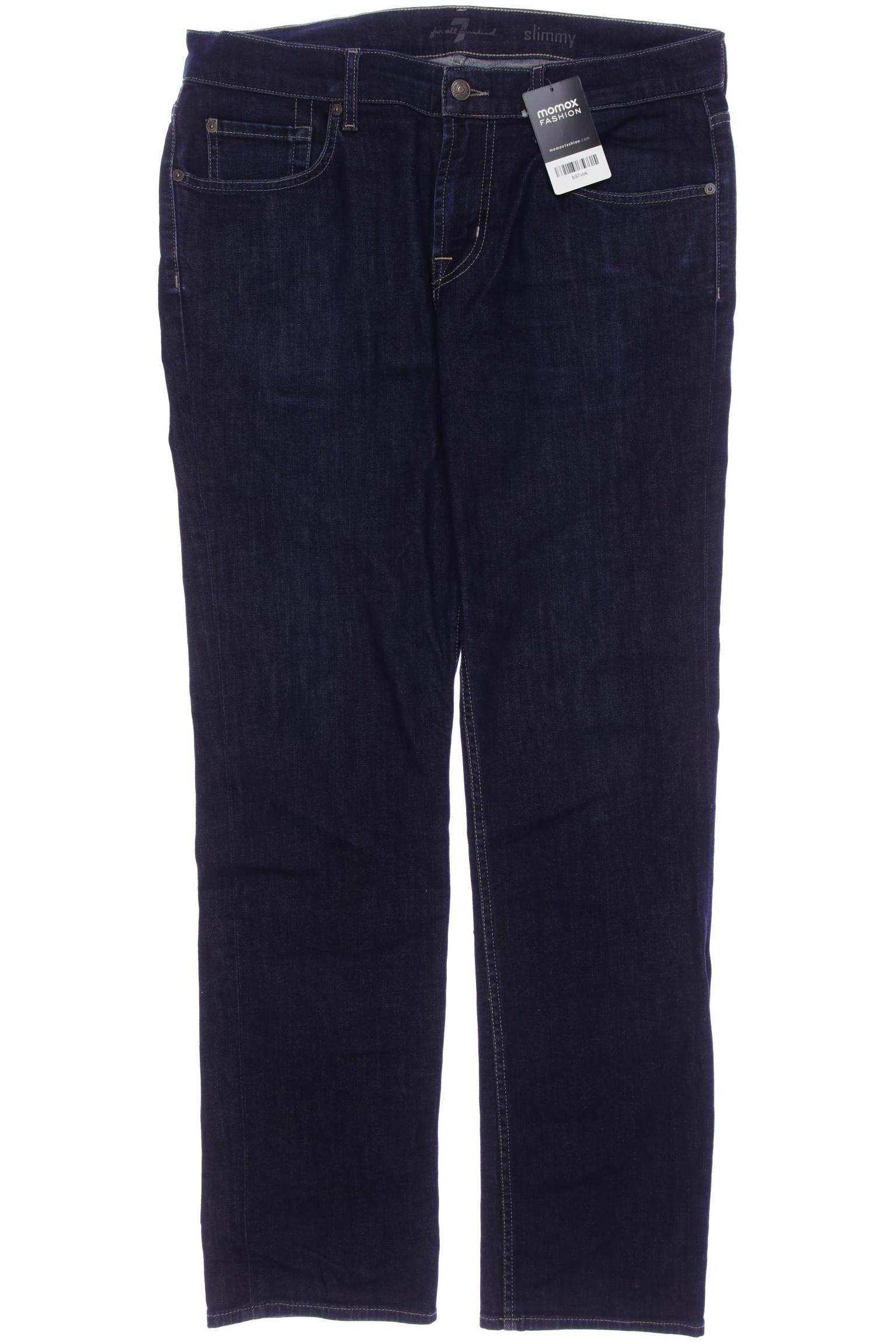 

7 for all mankind Herren Jeans, marineblau, Gr. 34