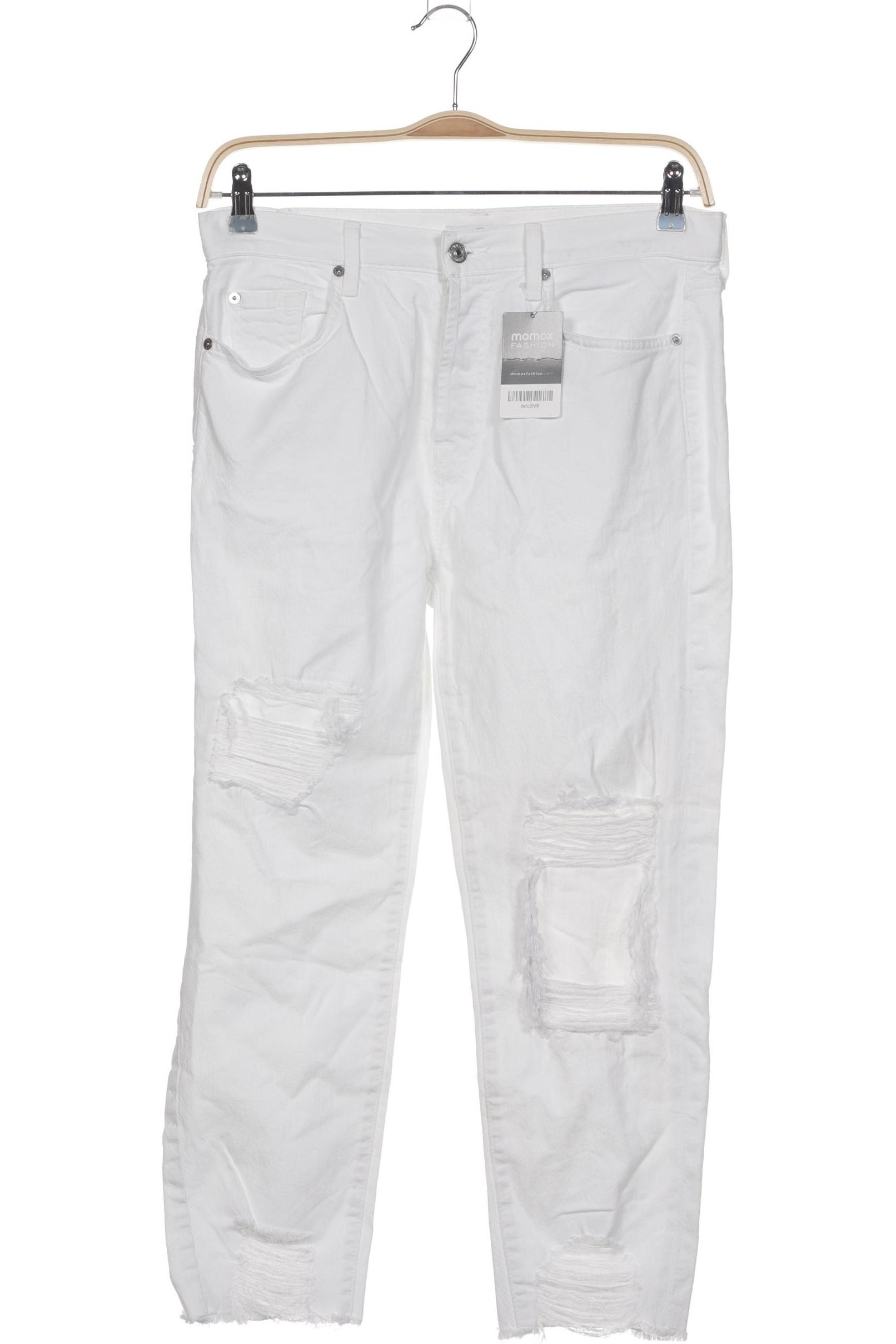 

7 for all mankind Damen Jeans, weiß, Gr. 30