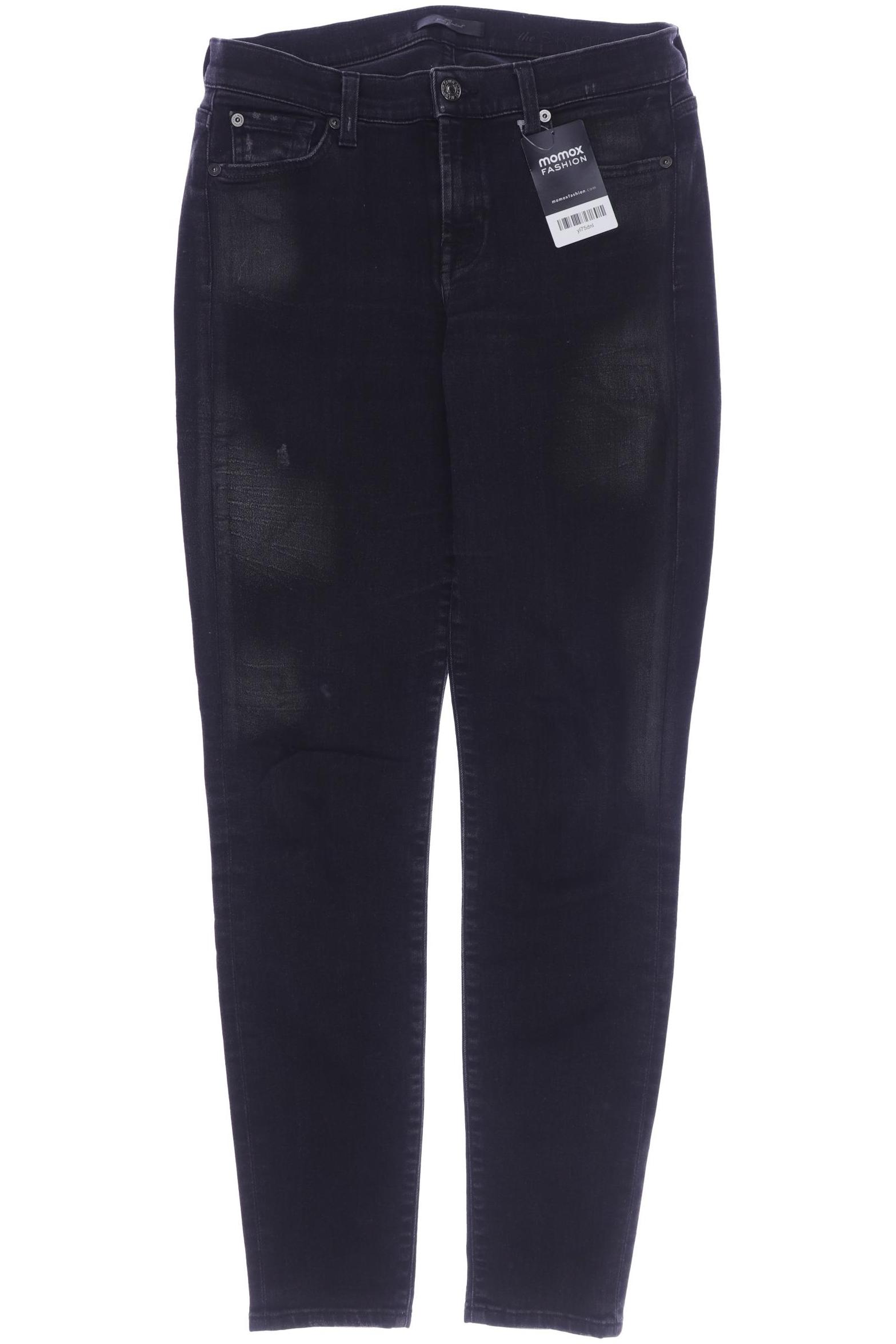 

7 for all mankind Damen Jeans, schwarz, Gr. 28