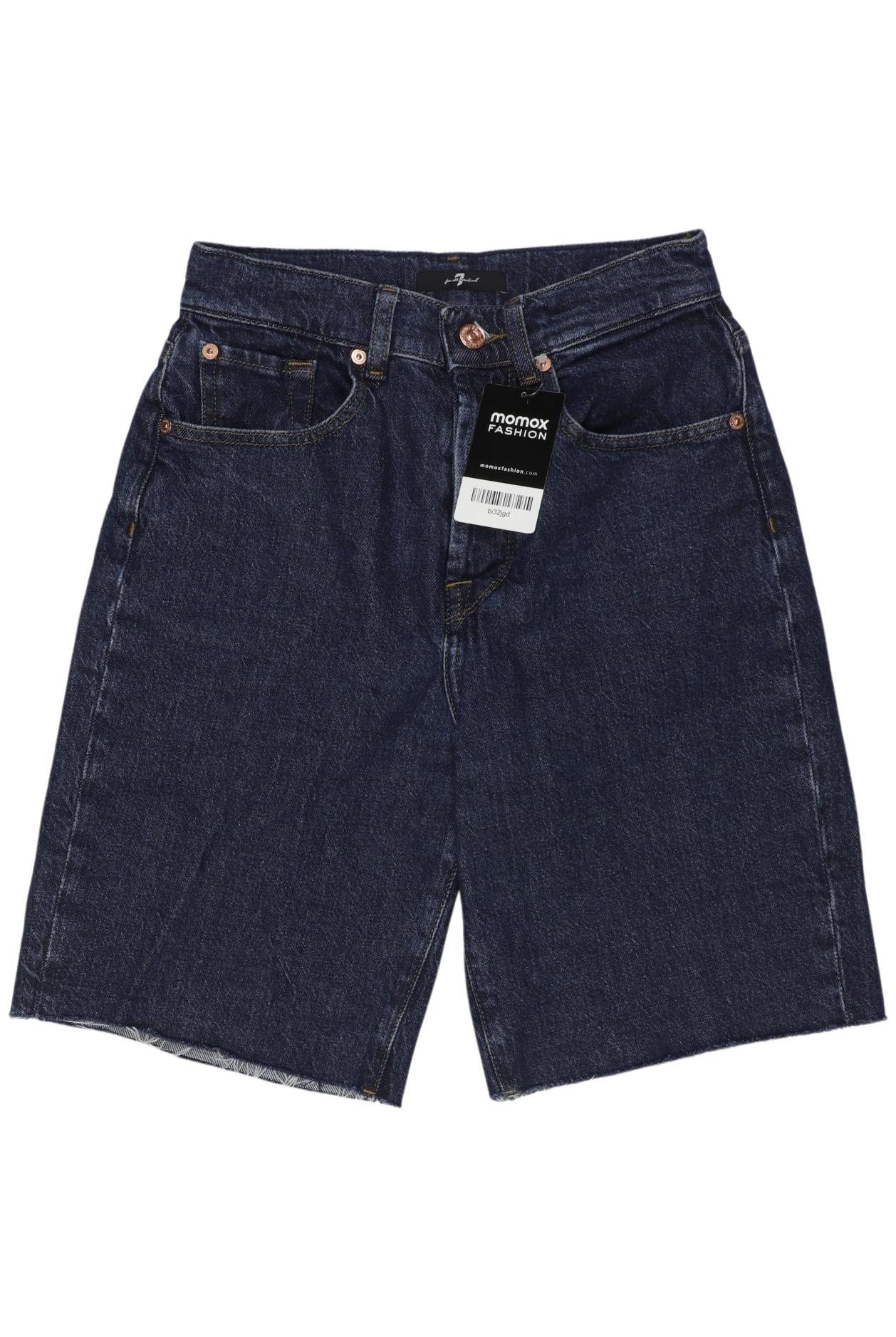 

7 for all mankind Damen Shorts, marineblau, Gr. 25