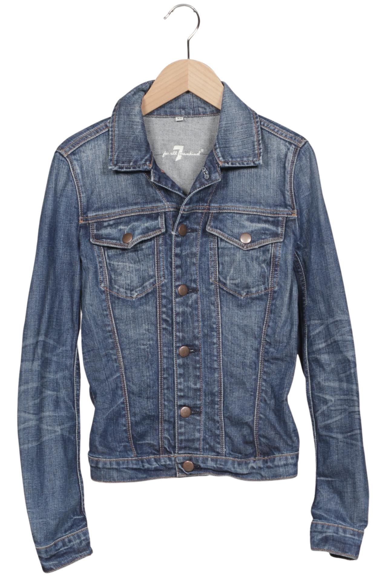 

7 for all mankind Damen Jacke, blau, Gr. 34