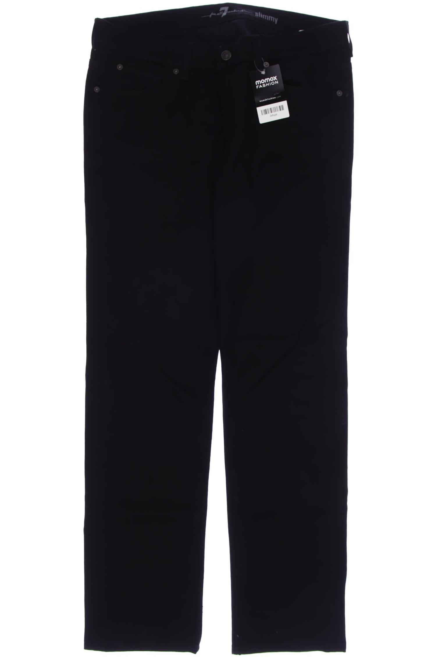 

7 for all mankind Herren Jeans, schwarz