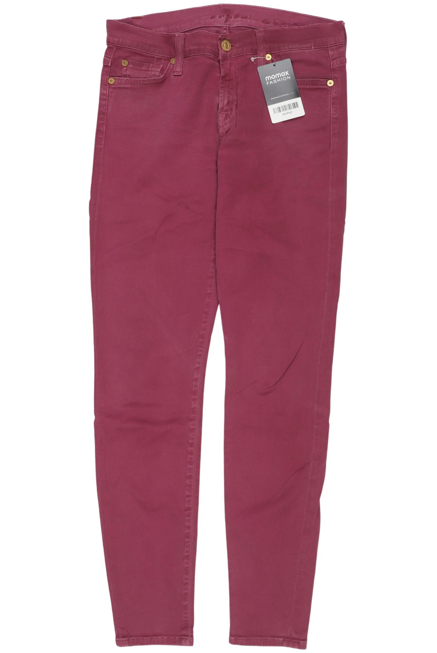 

7 for all mankind Damen Jeans, bordeaux, Gr. 26