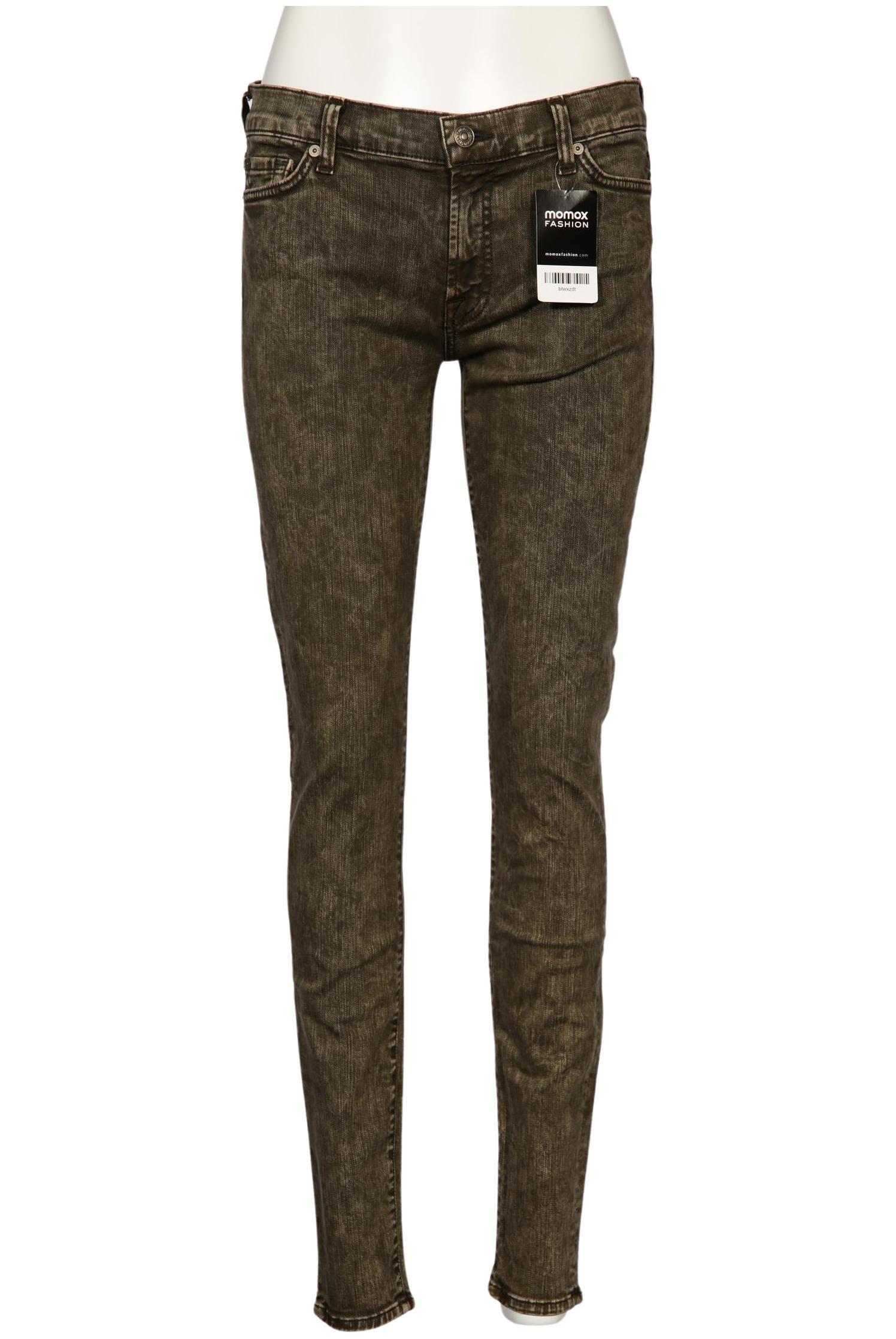 

7 for all mankind Damen Jeans, grün, Gr. 31