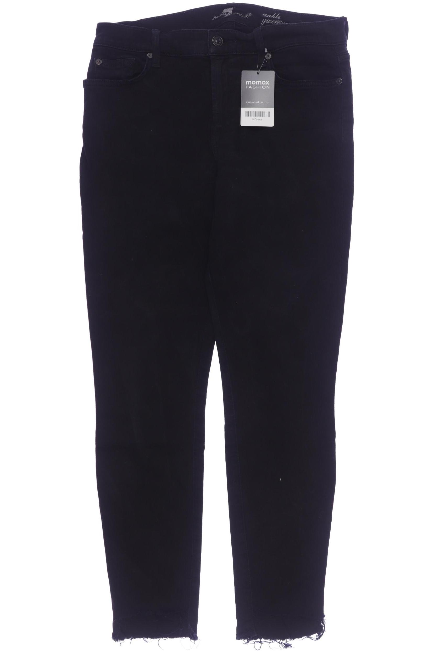 

7 for all mankind Damen Jeans, schwarz, Gr. 28