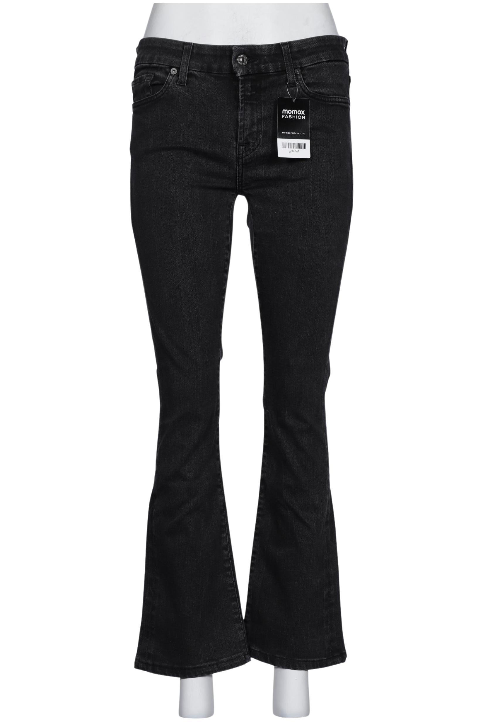 

7 for all mankind Damen Jeans, schwarz, Gr. 30