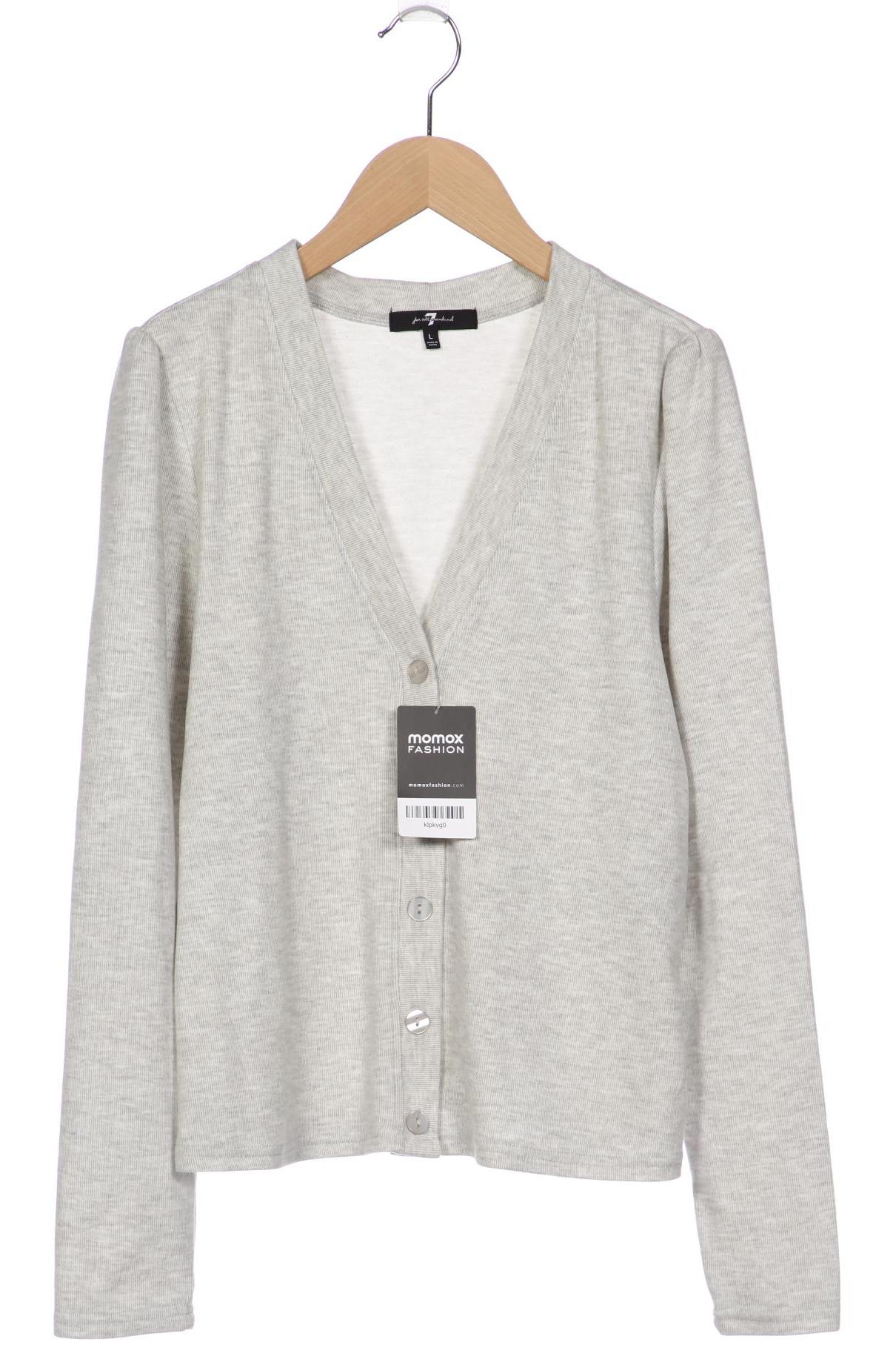 

7 for all mankind Damen Strickjacke, grau