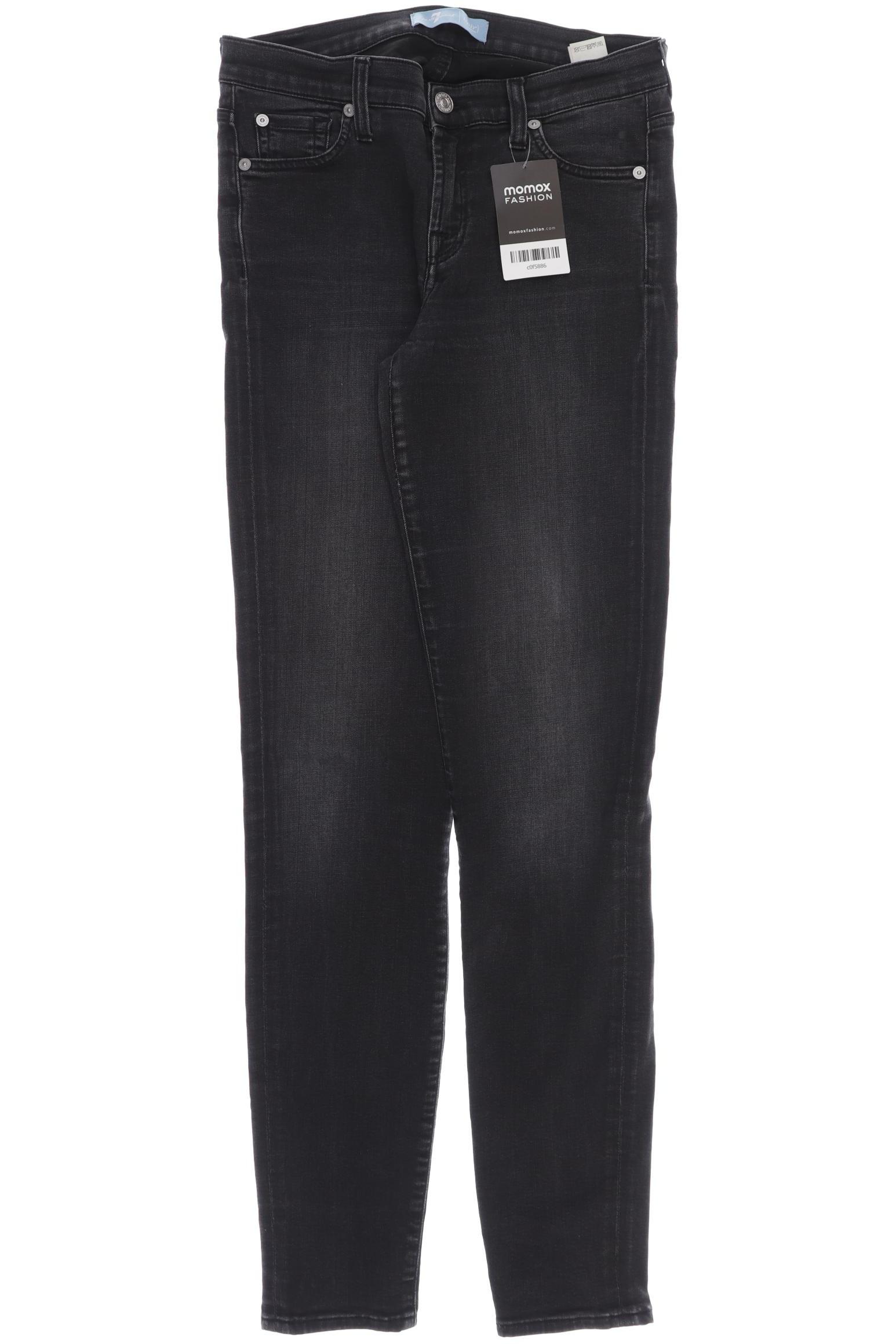 

7 for all mankind Damen Jeans, schwarz, Gr. 25