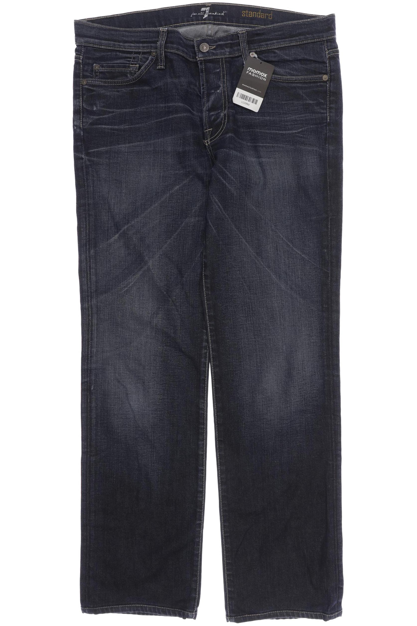 

7 for all mankind Herren Jeans, blau, Gr. 34