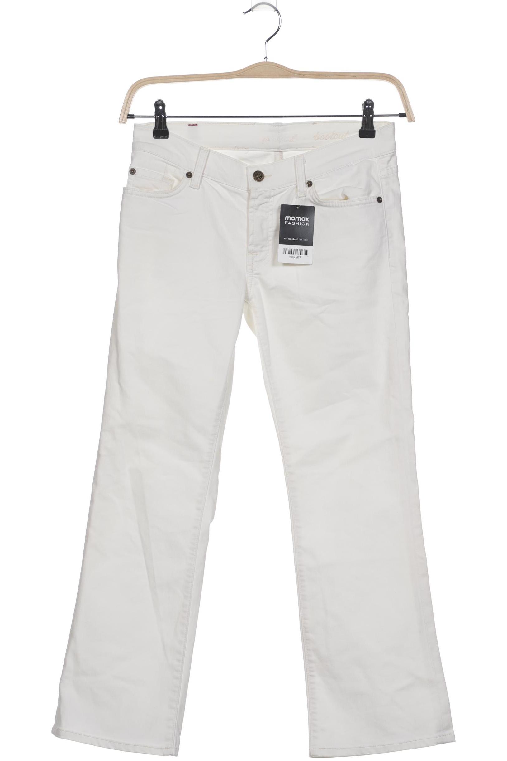

7 for all mankind Damen Jeans, weiß, Gr. 28