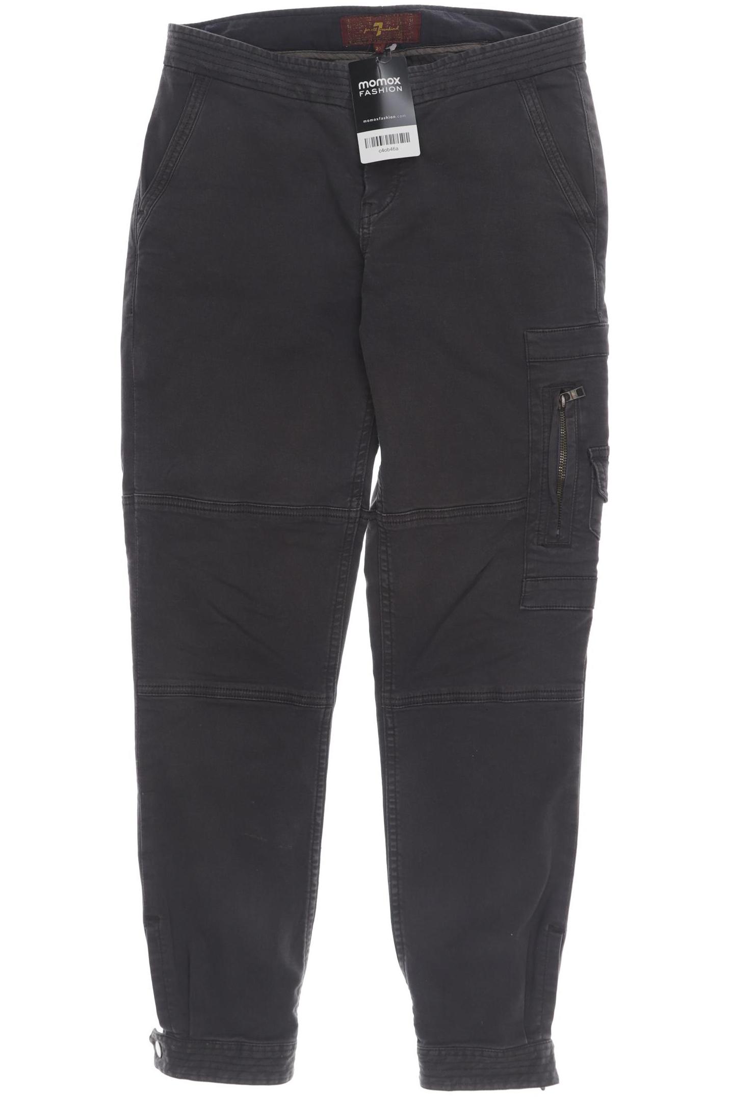 

7 for all mankind Damen Stoffhose, grau