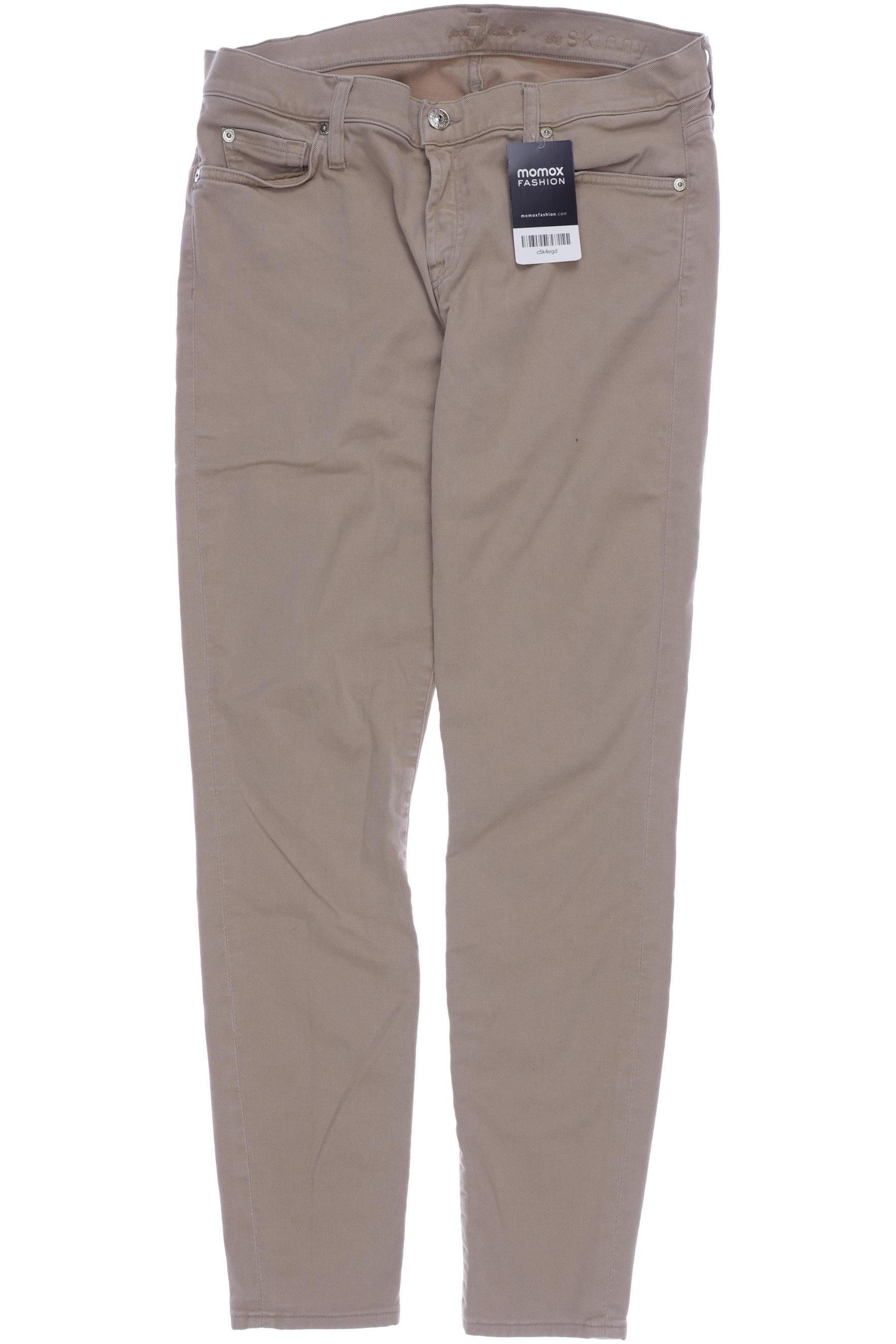 

7 for all mankind Damen Jeans, beige, Gr. 40