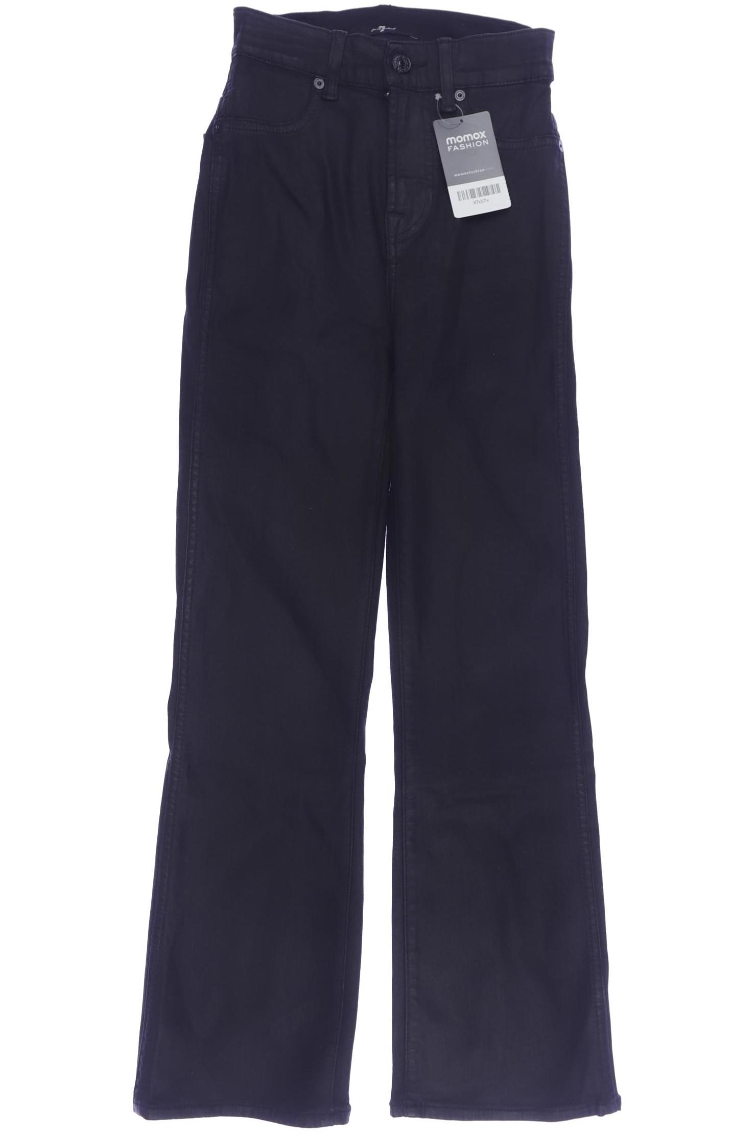 

7 for all mankind Damen Jeans, schwarz, Gr. 24